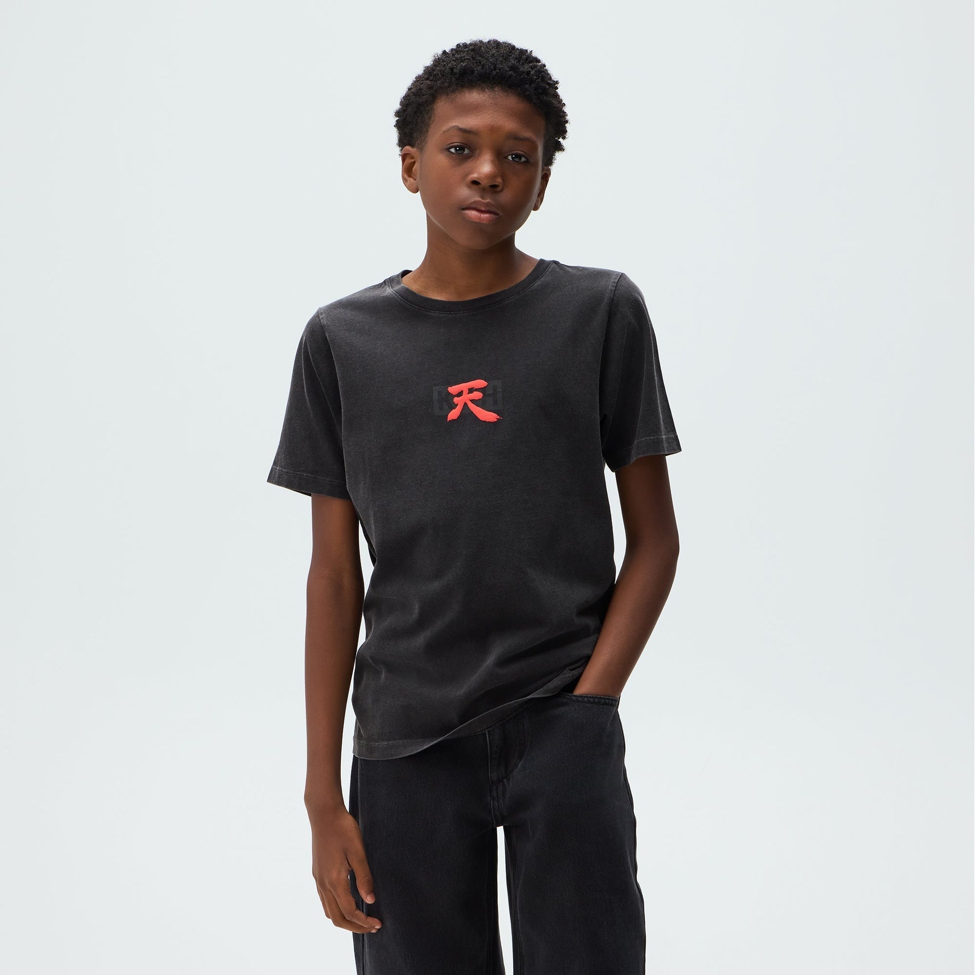 Capcom | Kith Kids Akuma Vintage Tee - Black - PH