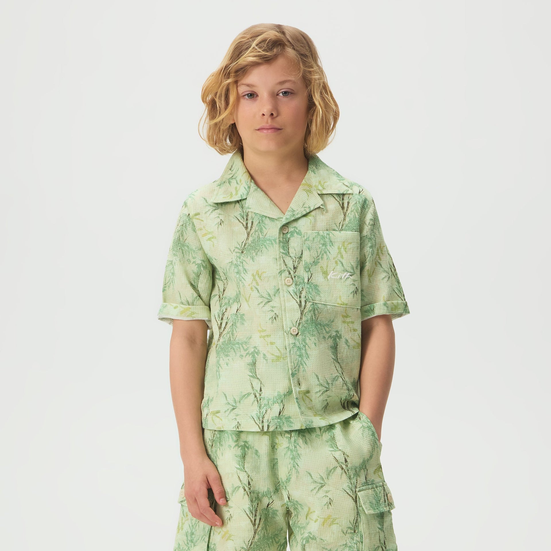 Kith Kids Printed Thompson Camp Shirt - Vera
