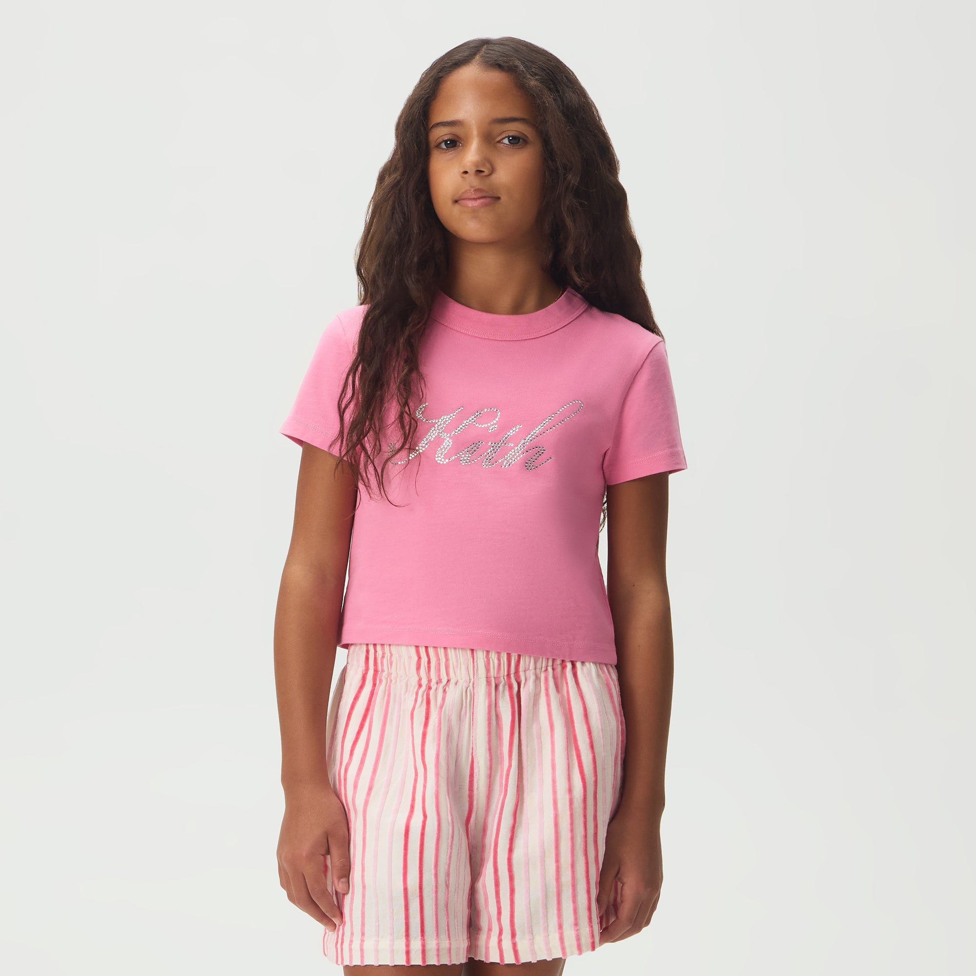 Kith Kids Sparkle Script Mulberry II Tee - Canna – Kith Europe