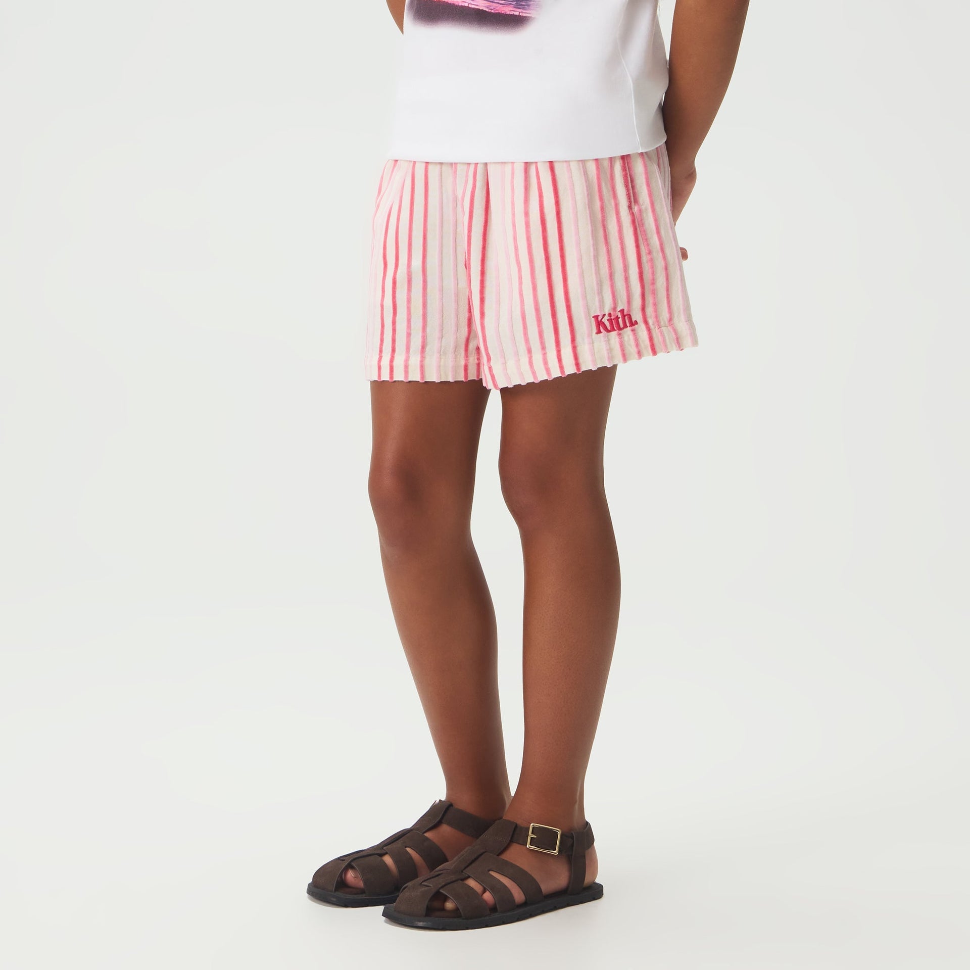 Kith Kids Chenille Stripe Jazmyn Short - Protea