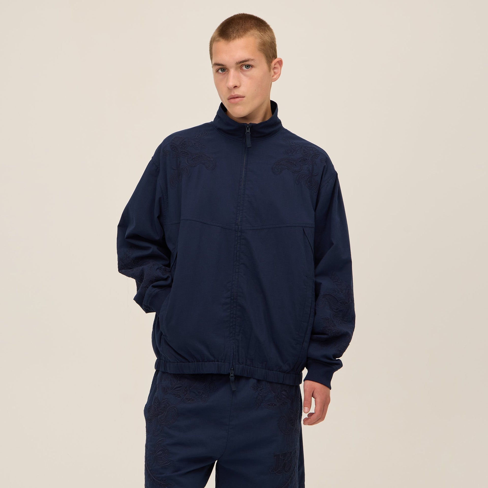 Kith for Wilson Embroidered Mesh Track Jacket - Nocturnal PH