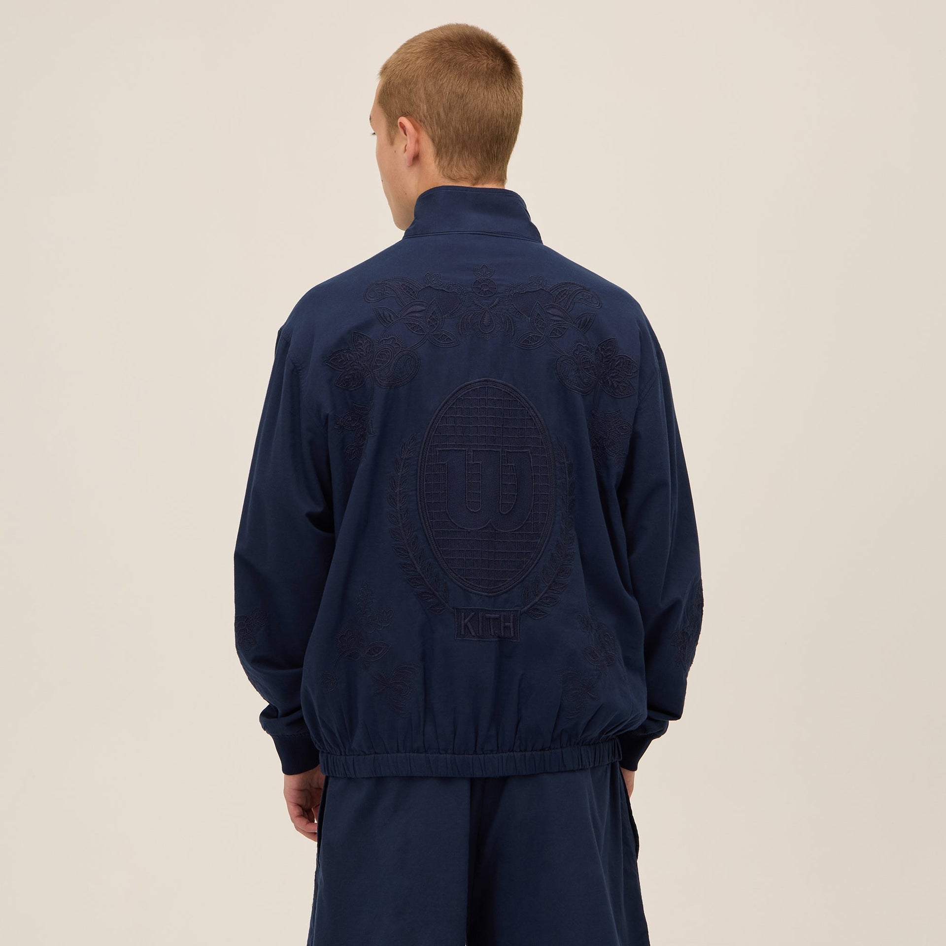 Kith for Wilson Embroidered Mesh Track Jacket - Nocturnal