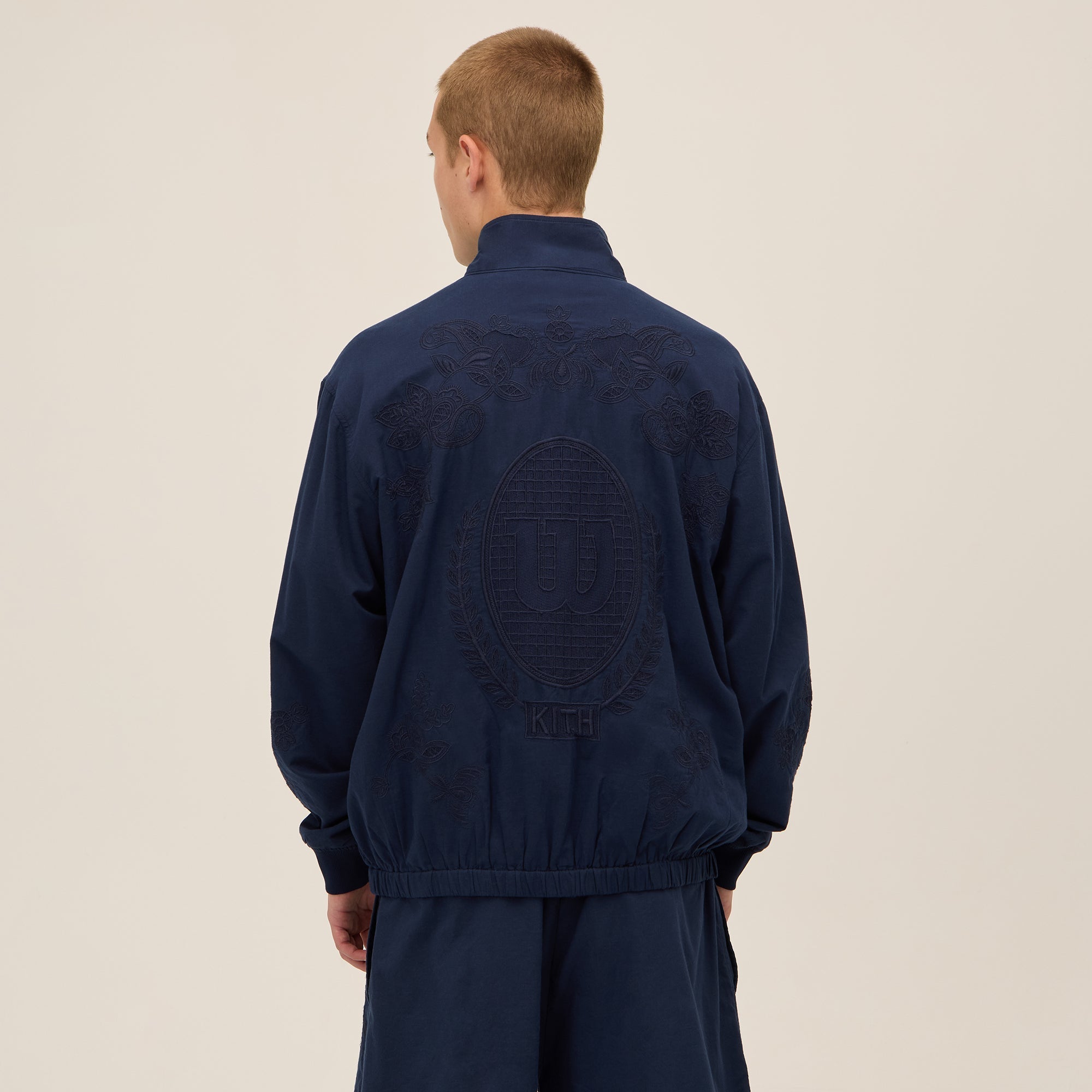 Kith for Wilson Embroidered Mesh Track Jacket - Nocturnal PH