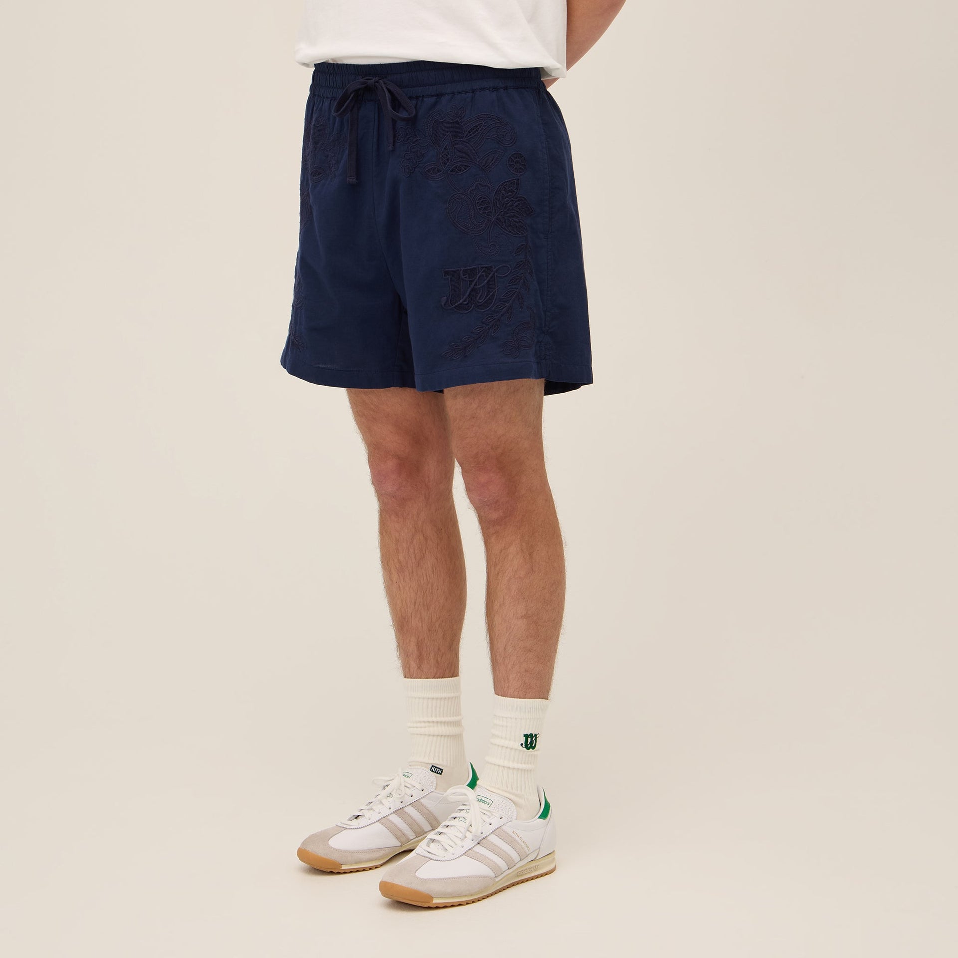 Kith for Wilson Embroidered Mesh Active Short - Nocturnal