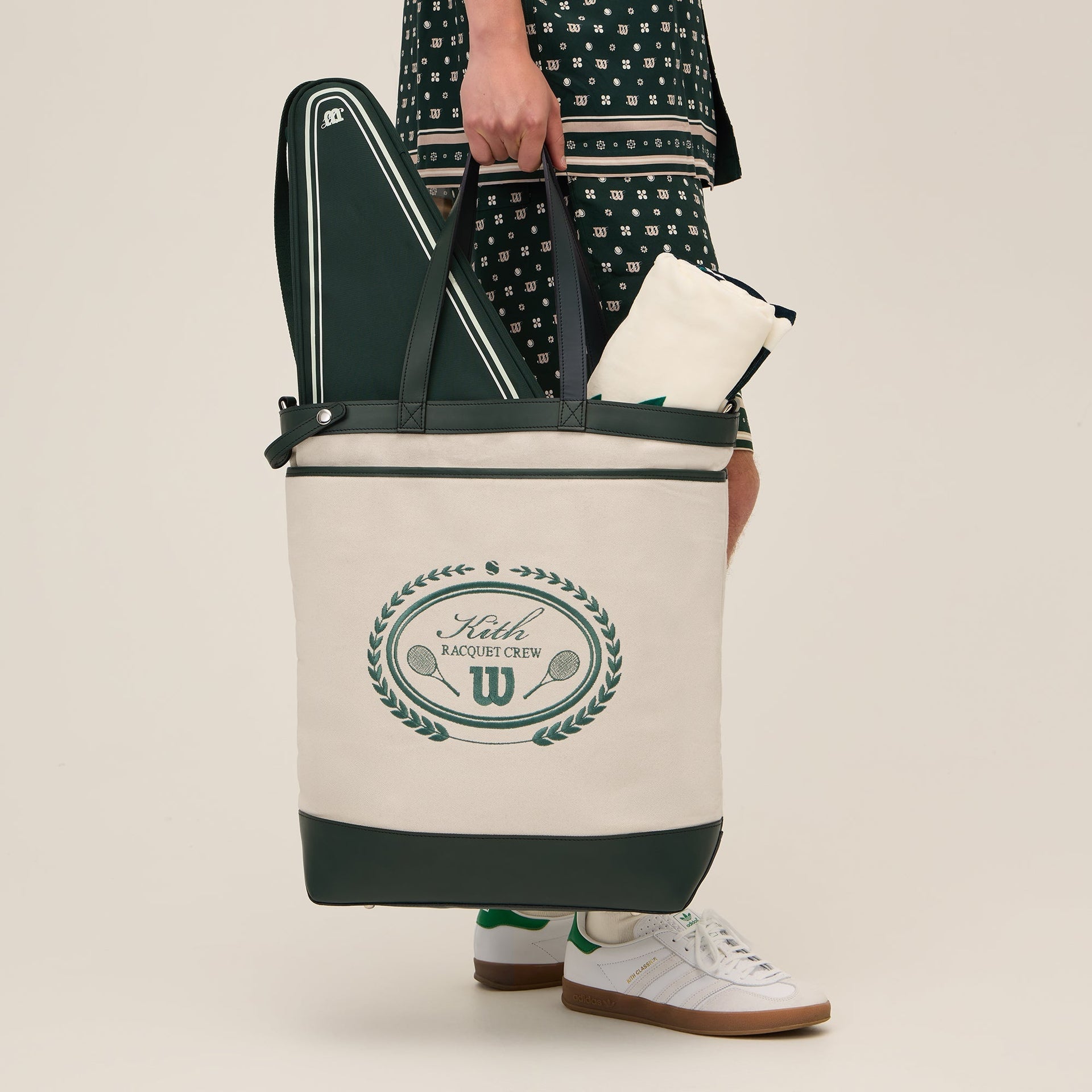 Kith for Wilson Do All Leather Trimmed Canvas Tote - Stadium PH