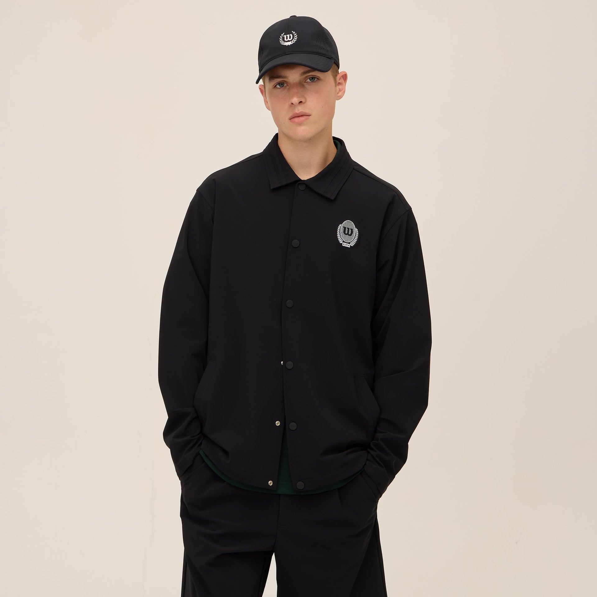 Kith for Wilson Coaches Jacket - Black PH