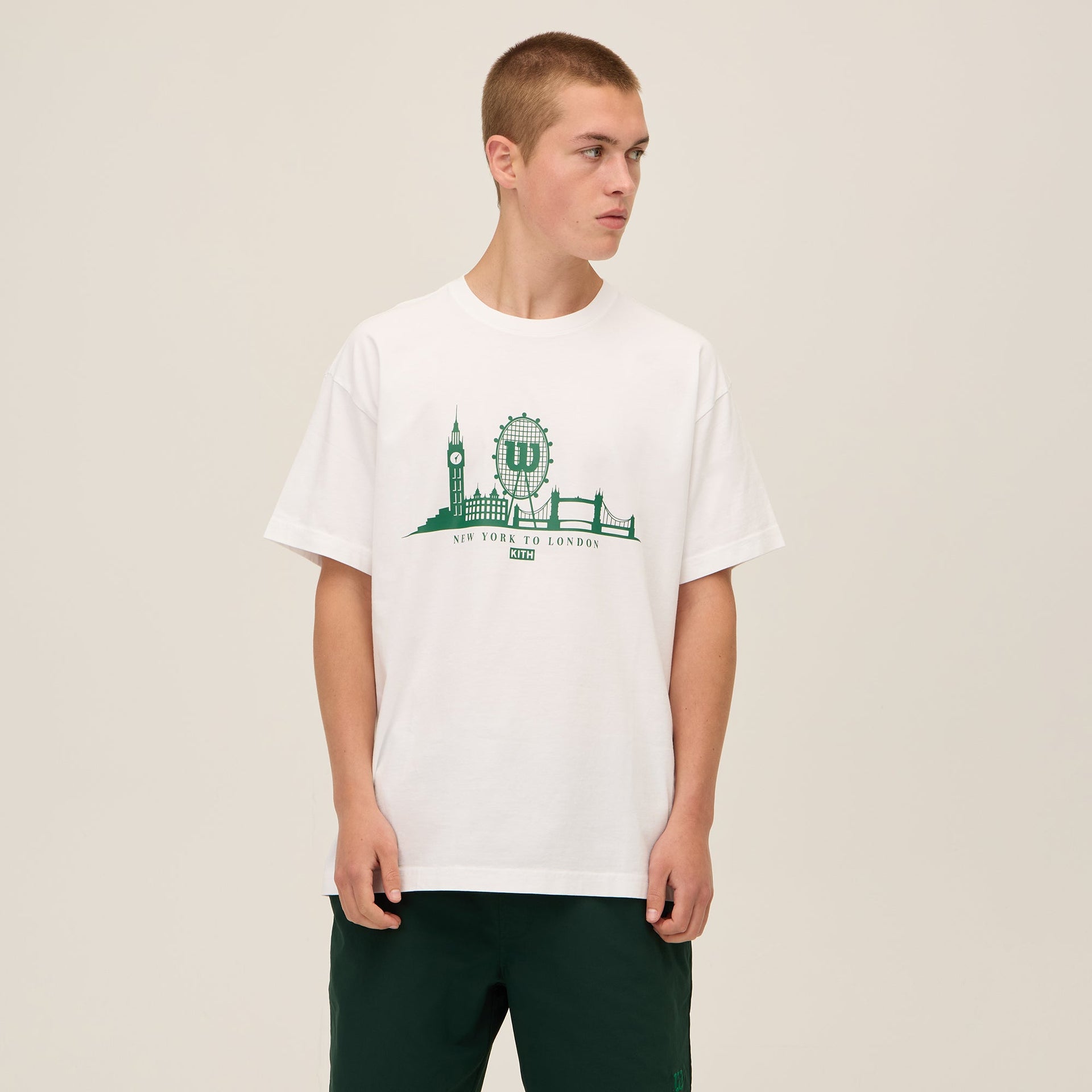 Kith for Wilson NY To London Tee - White PH