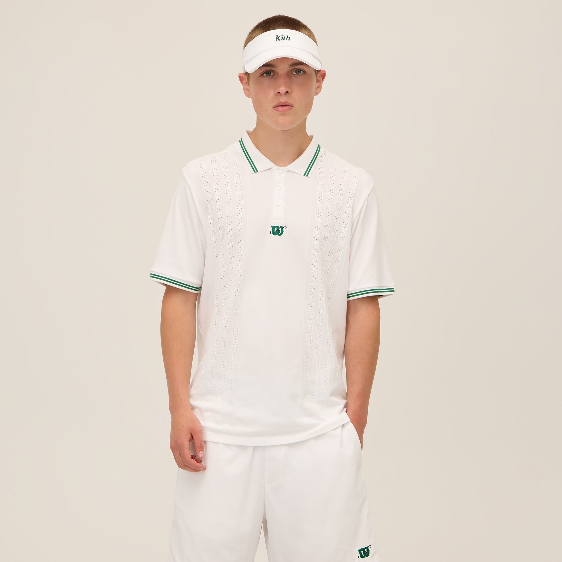 Kith for Wilson Renshaw Court Polo - White PH