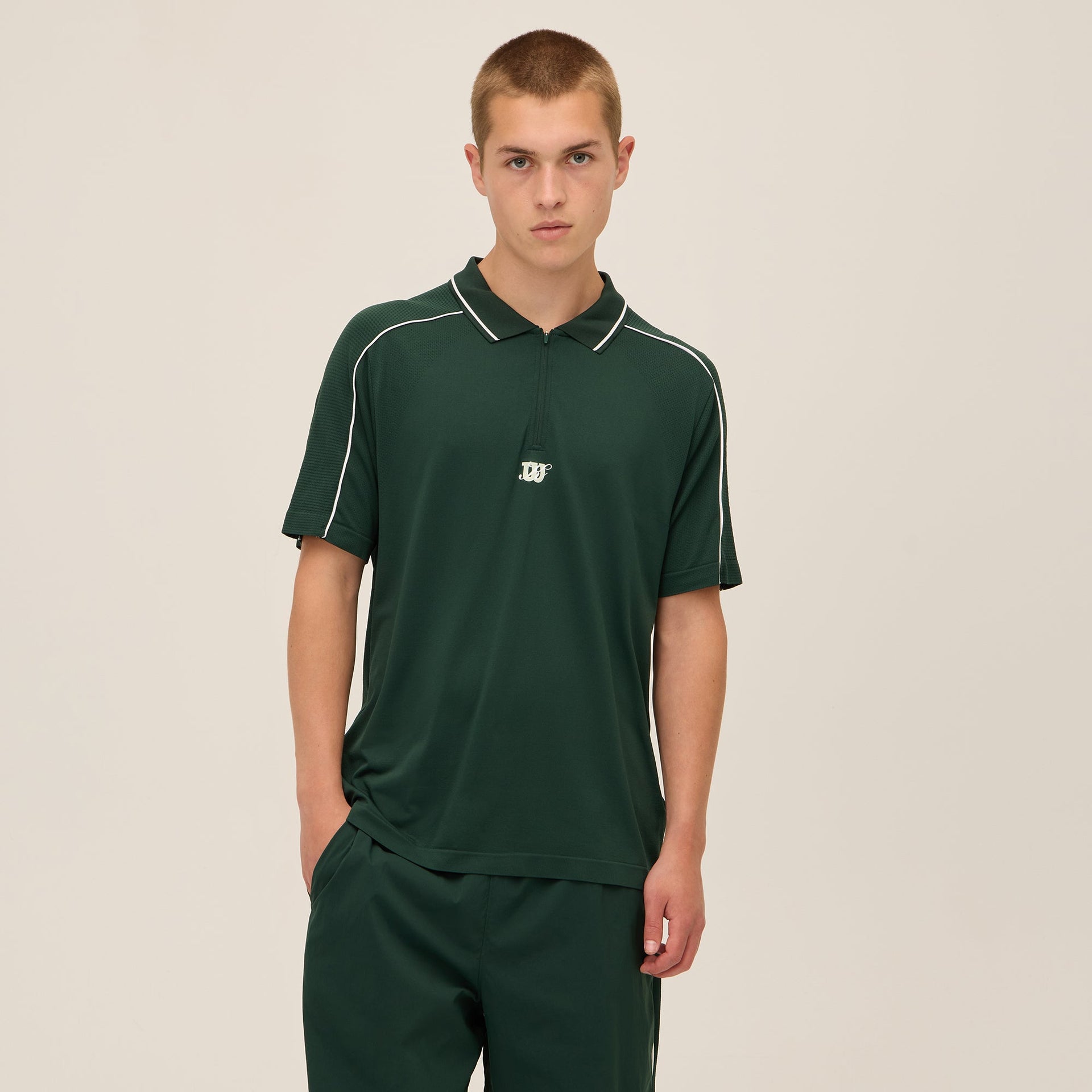 Kith for Wilson Doherty Zip Front Polo - Stadium