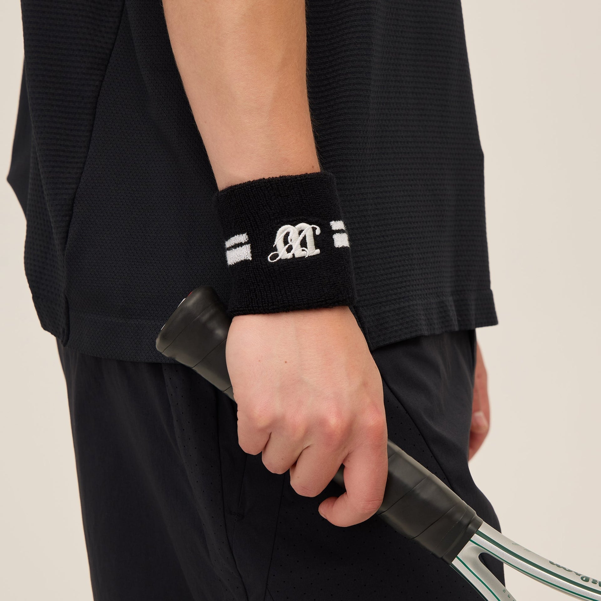 Kith for Wilson Stripe Sweatband - Black PH