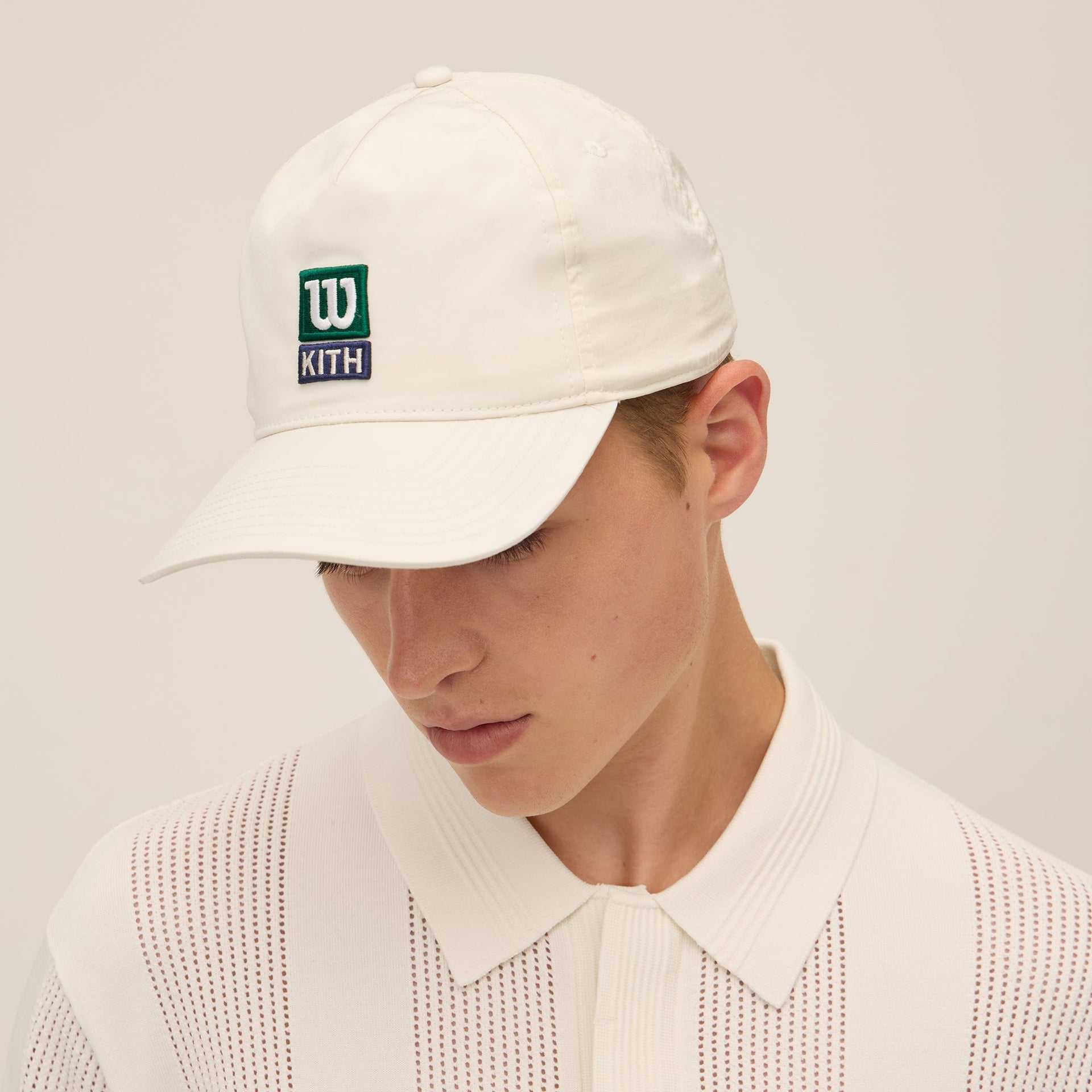 Kith for Wilson Nylon Baylow Pinch Crown Cap - Sandrift PH