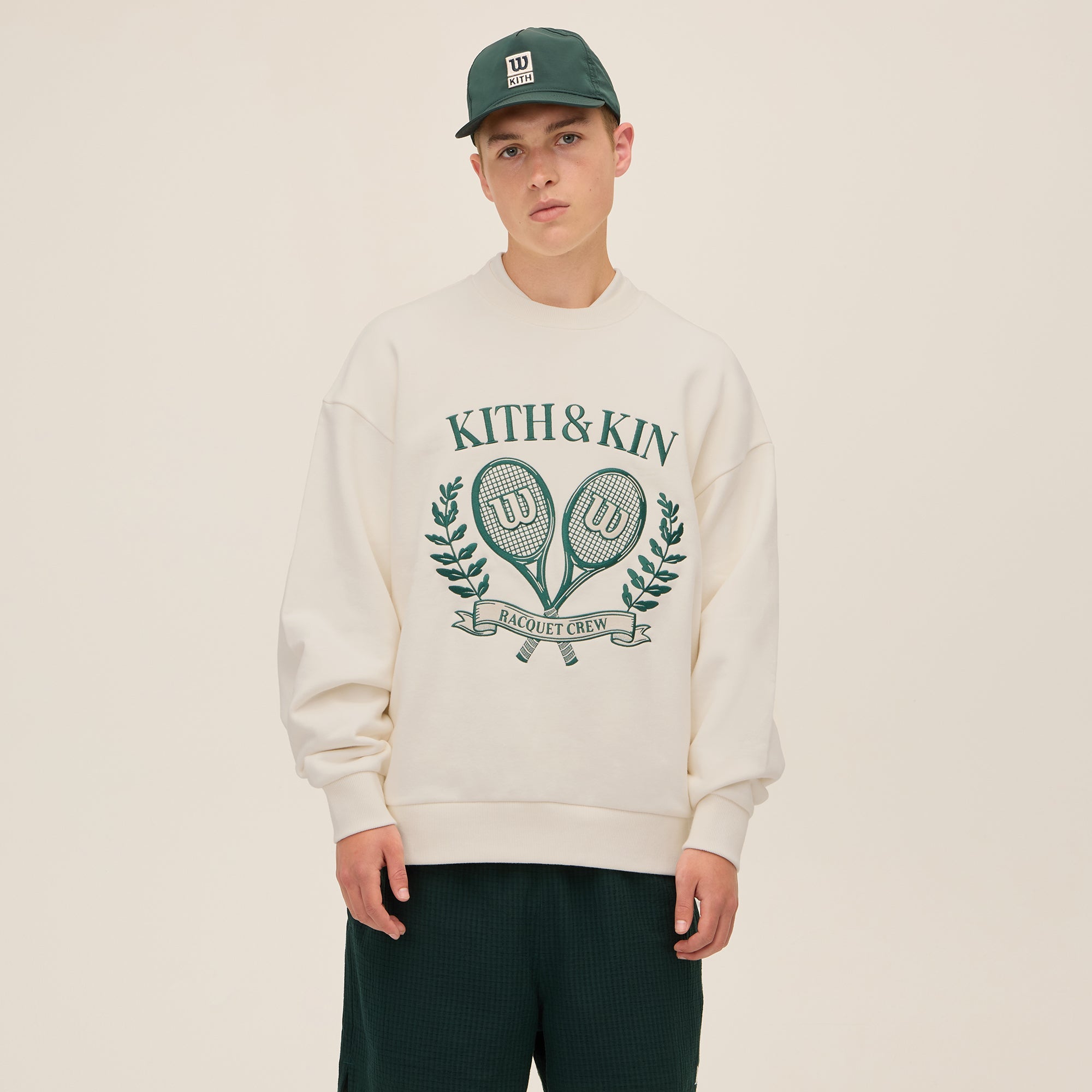 ウェア Kith Wilson Racquet Crew Vintage Tee L Kith Wilson Racquet Crew Vintage Tee L ウェア Kith Wilson