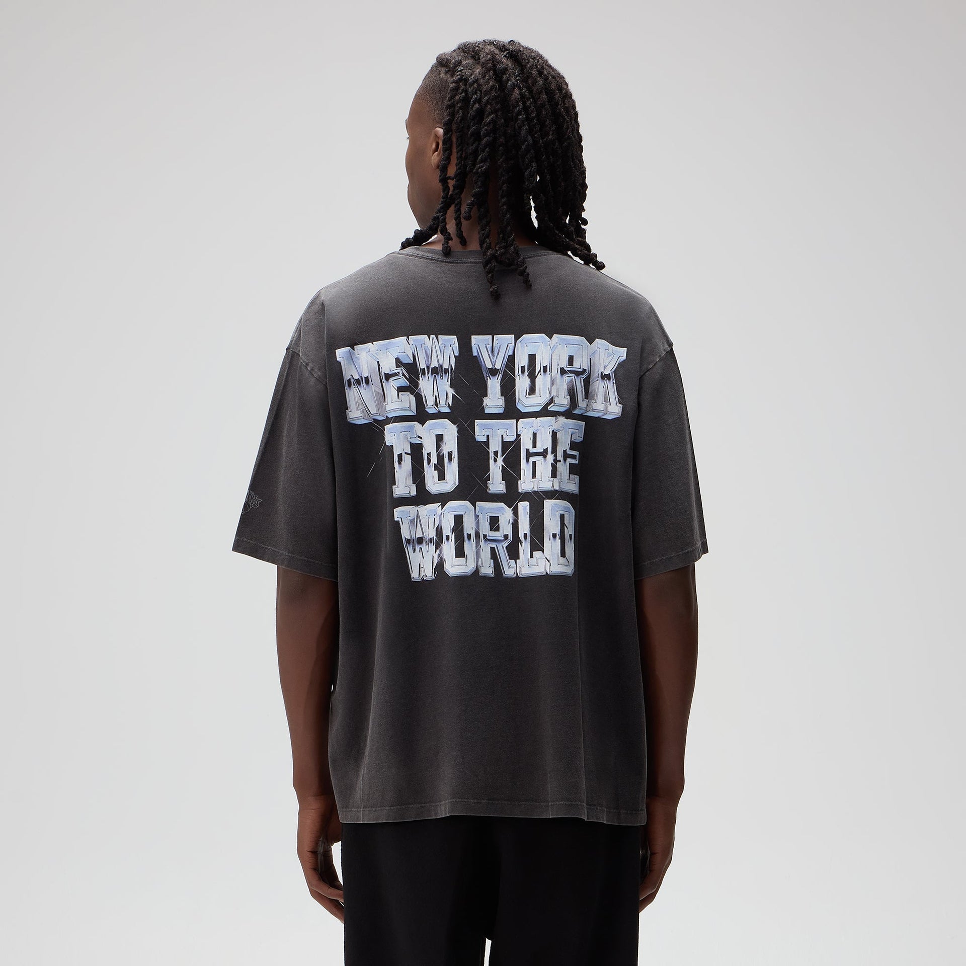Kith for the New York Knicks Chrome Vintage Jones Tee - Black