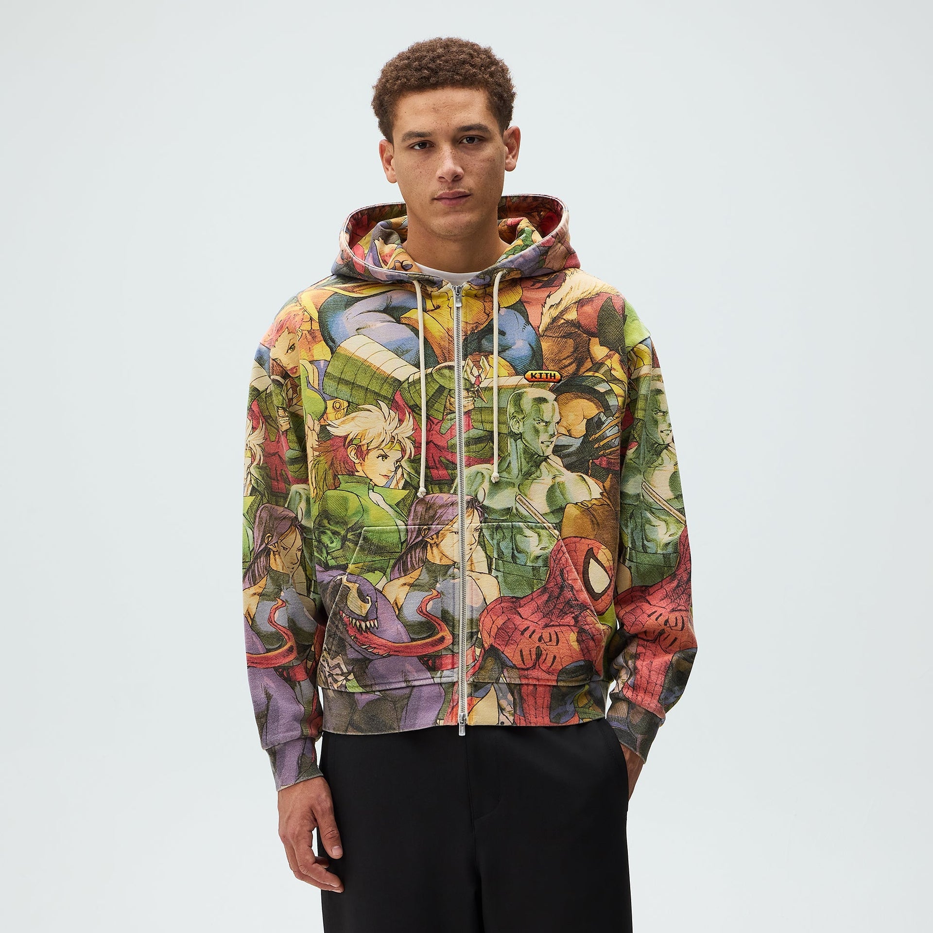 Marvel vs. Capcom | Kith New Age of Heroes Nelson Full Zip Hoodie - Veil