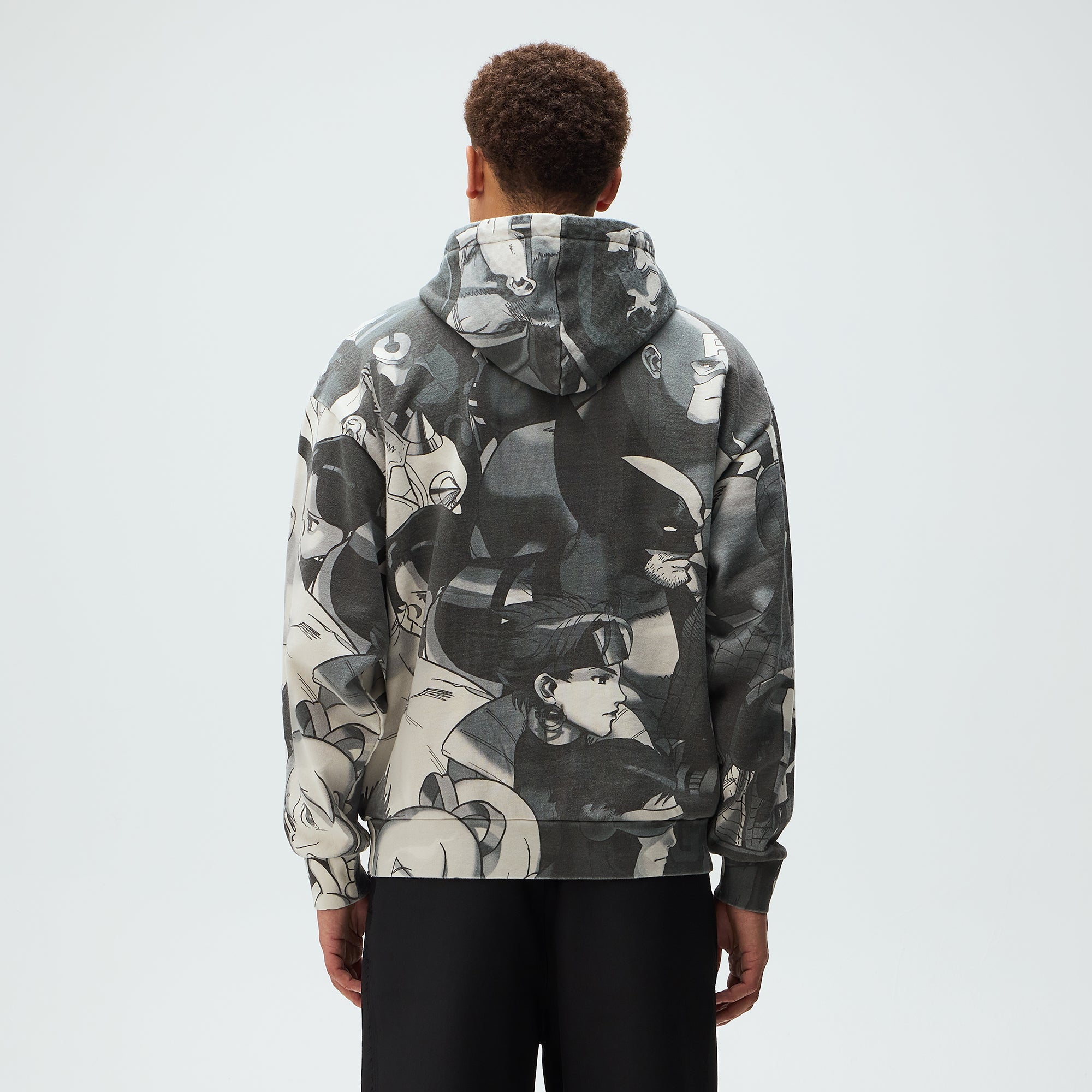 Marvel Kith Nelson Hoodie Mサイズ Marvel vs. Capcom | Kith Fighter All-Over Printed Vintage Nelson Hoodi