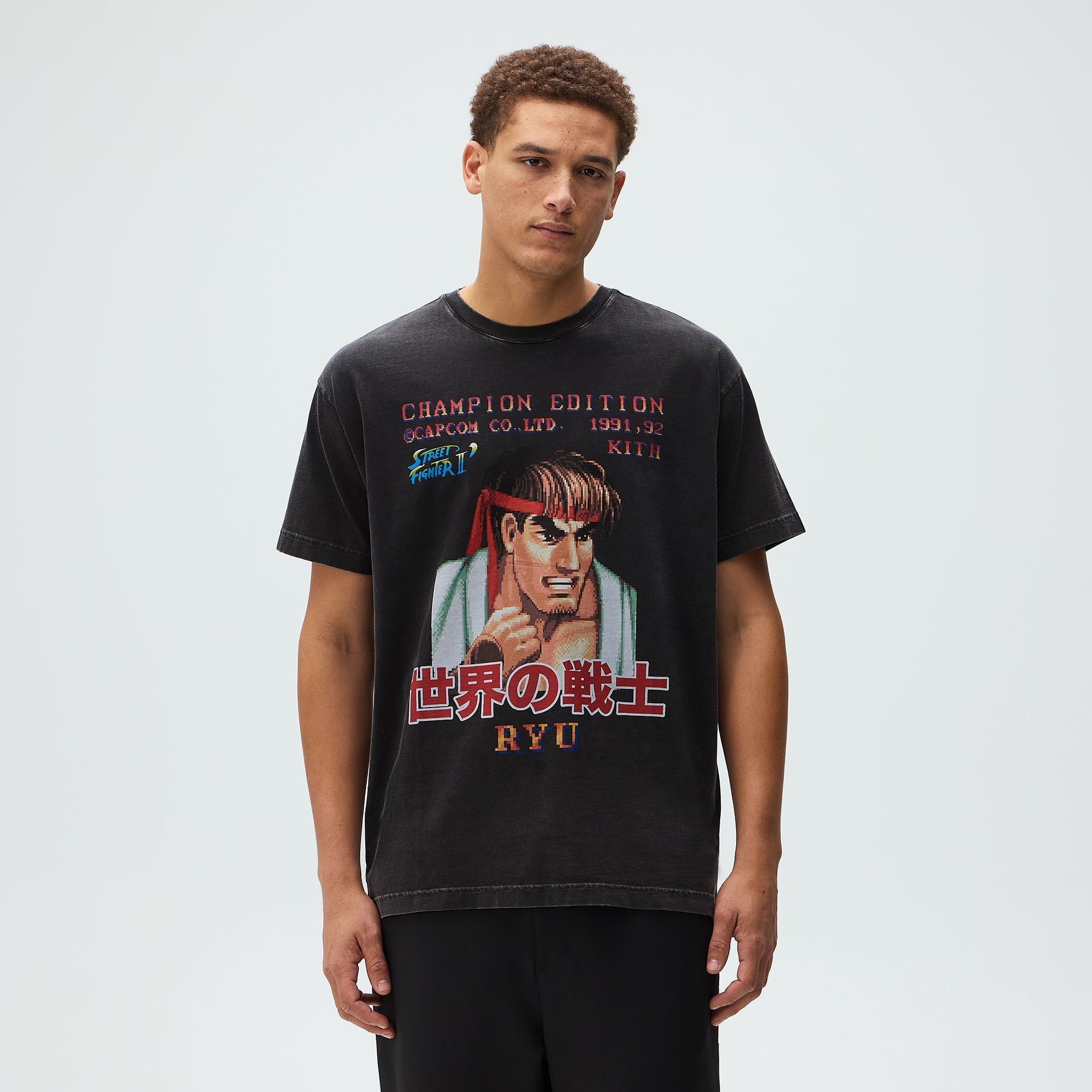 Capcom | Kith Ryu Champion Edition Vintage Tee - Black – Kith Europe