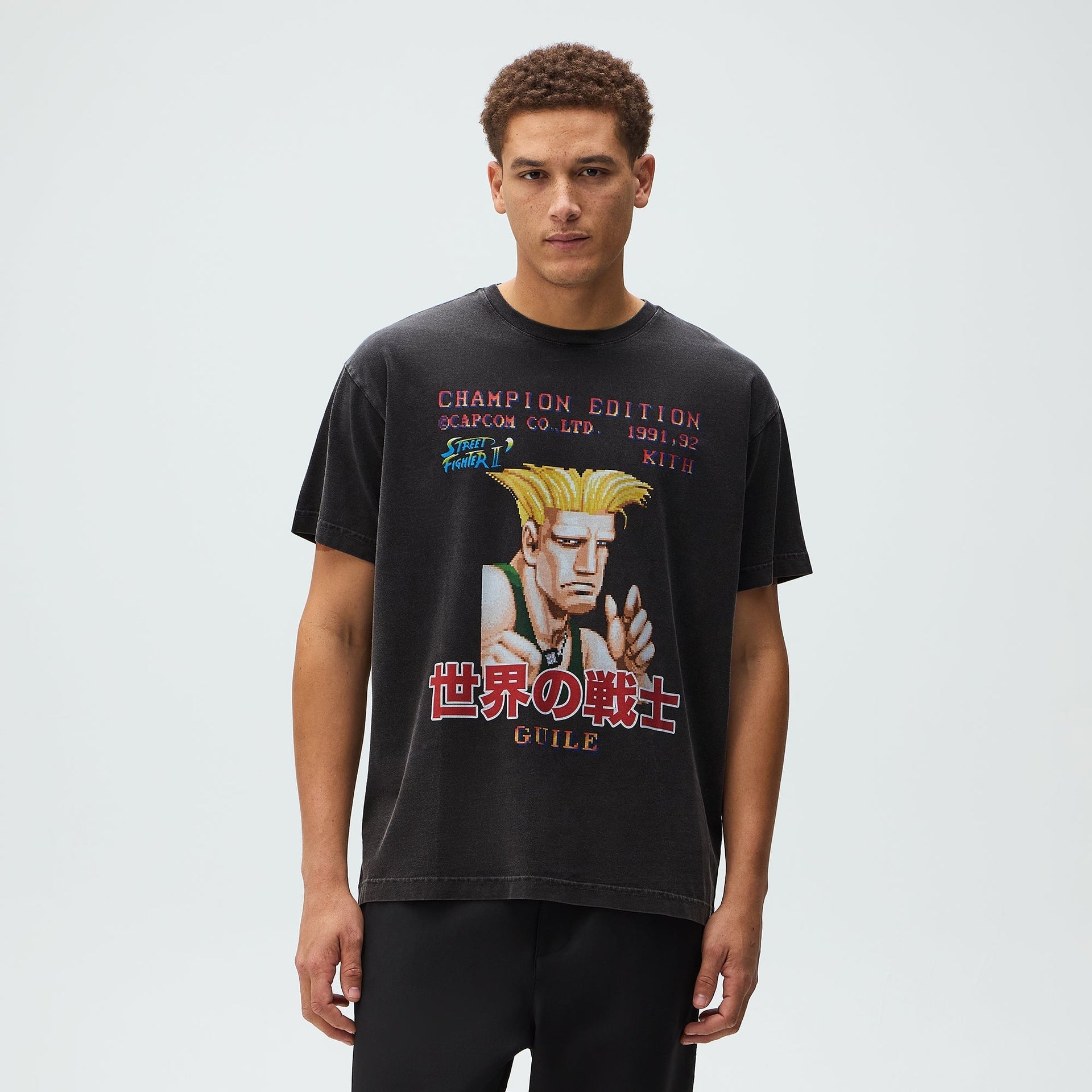 Capcom | Kith Guile Champion Edition Vintage Tee - Black - PH