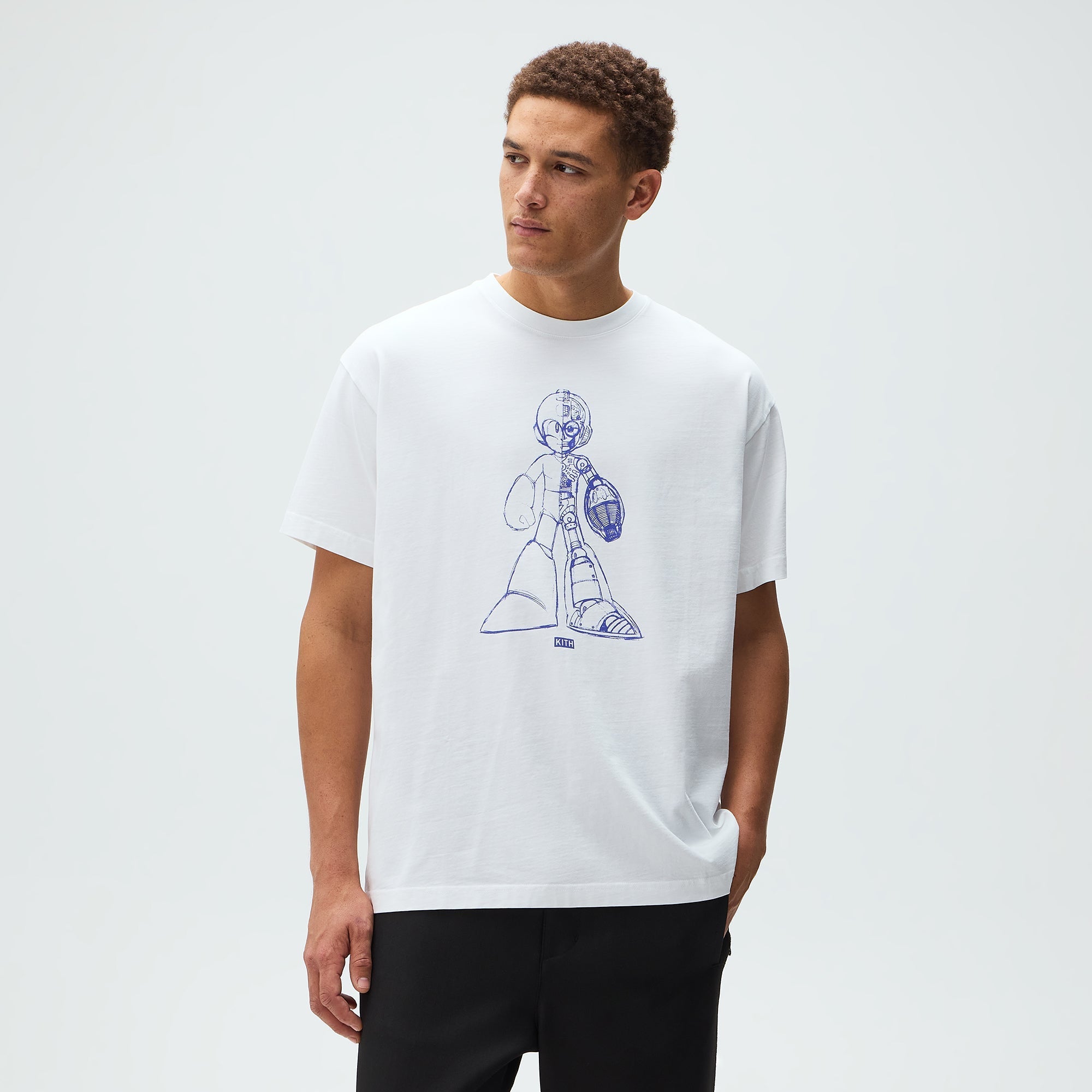 Capcom | Kith Mega Man Sketch Vintage Tee - White – Kith Europe