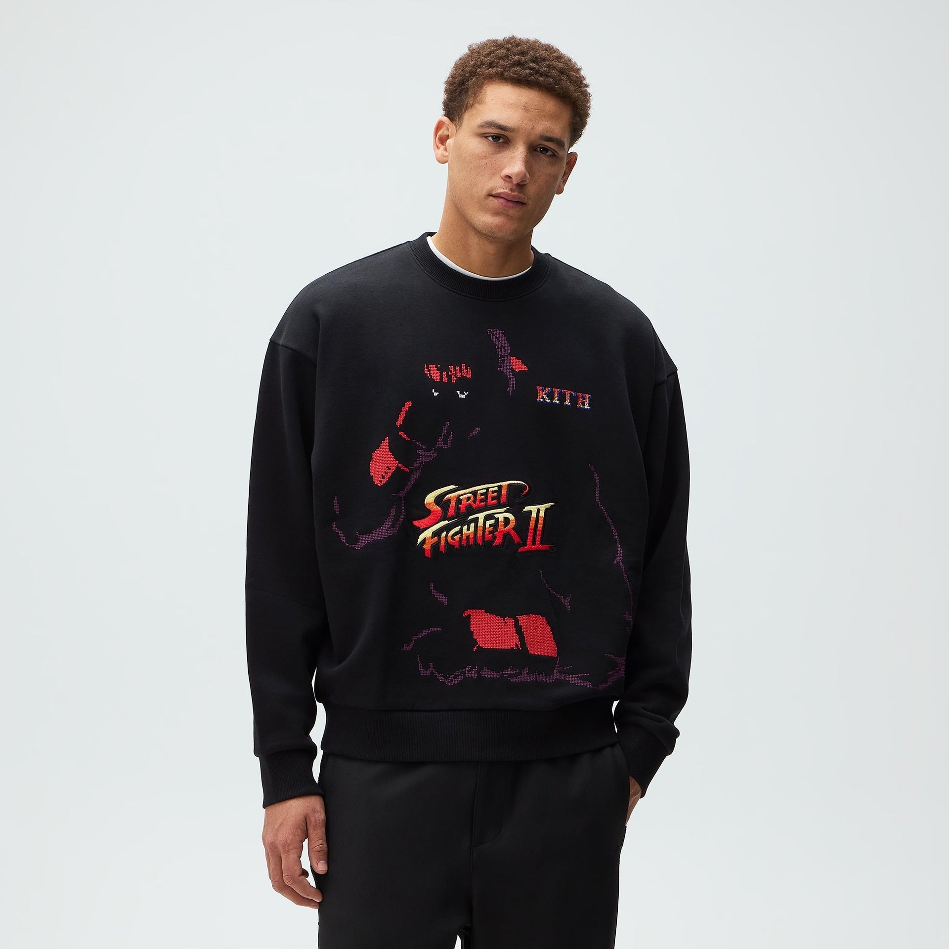 Capcom | Kith Ryu Vintage Nelson Crewneck - Black - PH