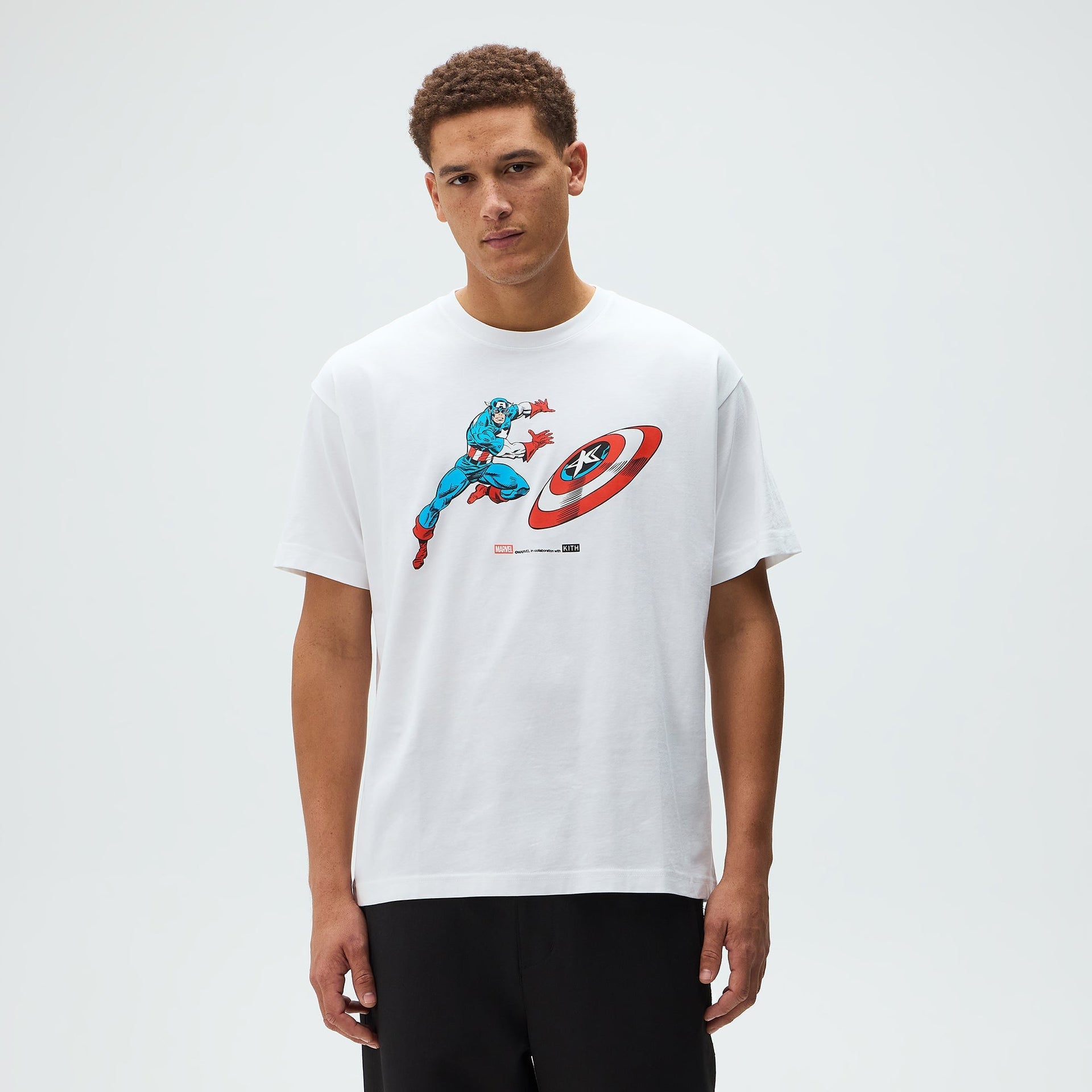 Marvel | Kith Captain America Vintage Tee - White - PH