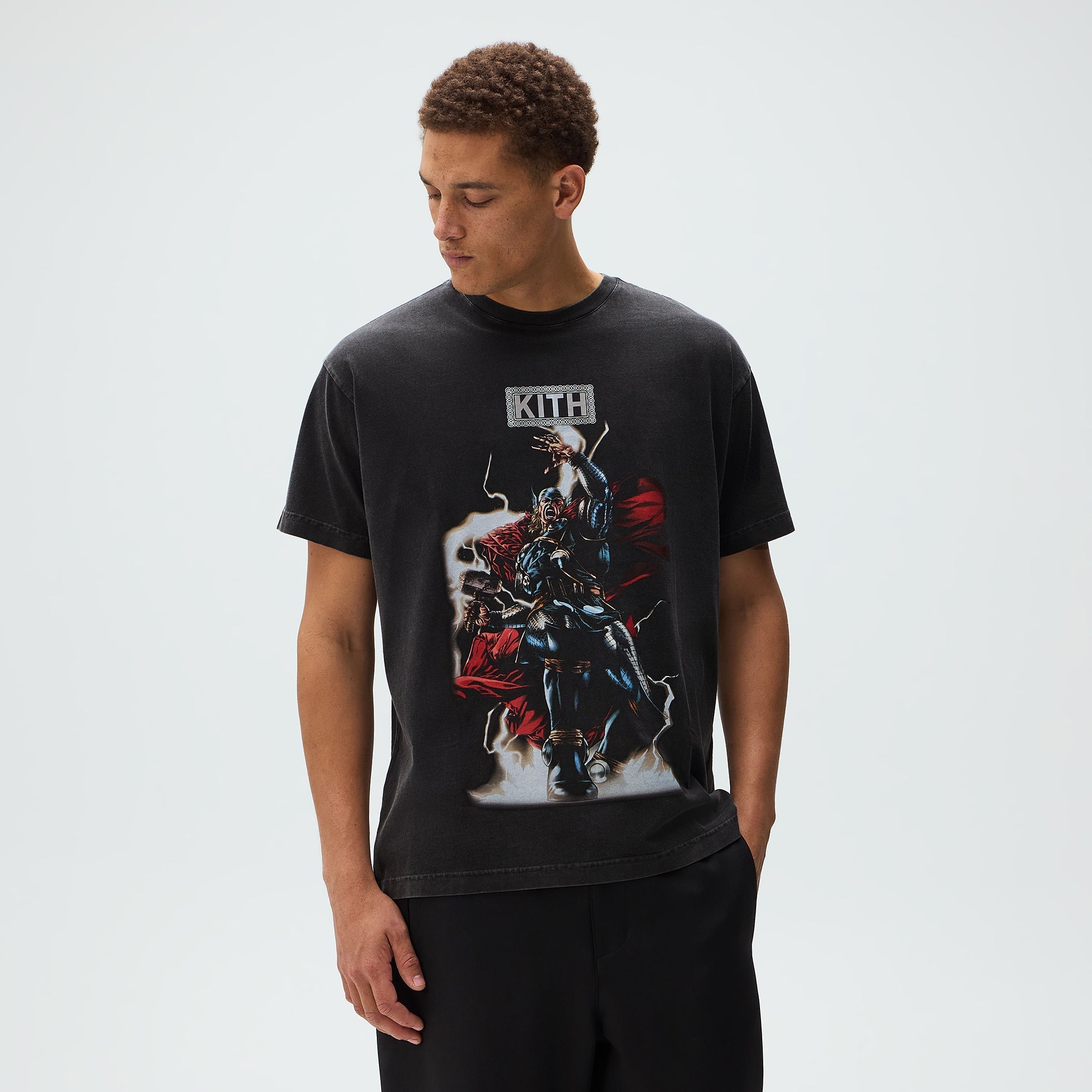 Marvel | Kith Thor Vintage Tee - Black – Kith Europe