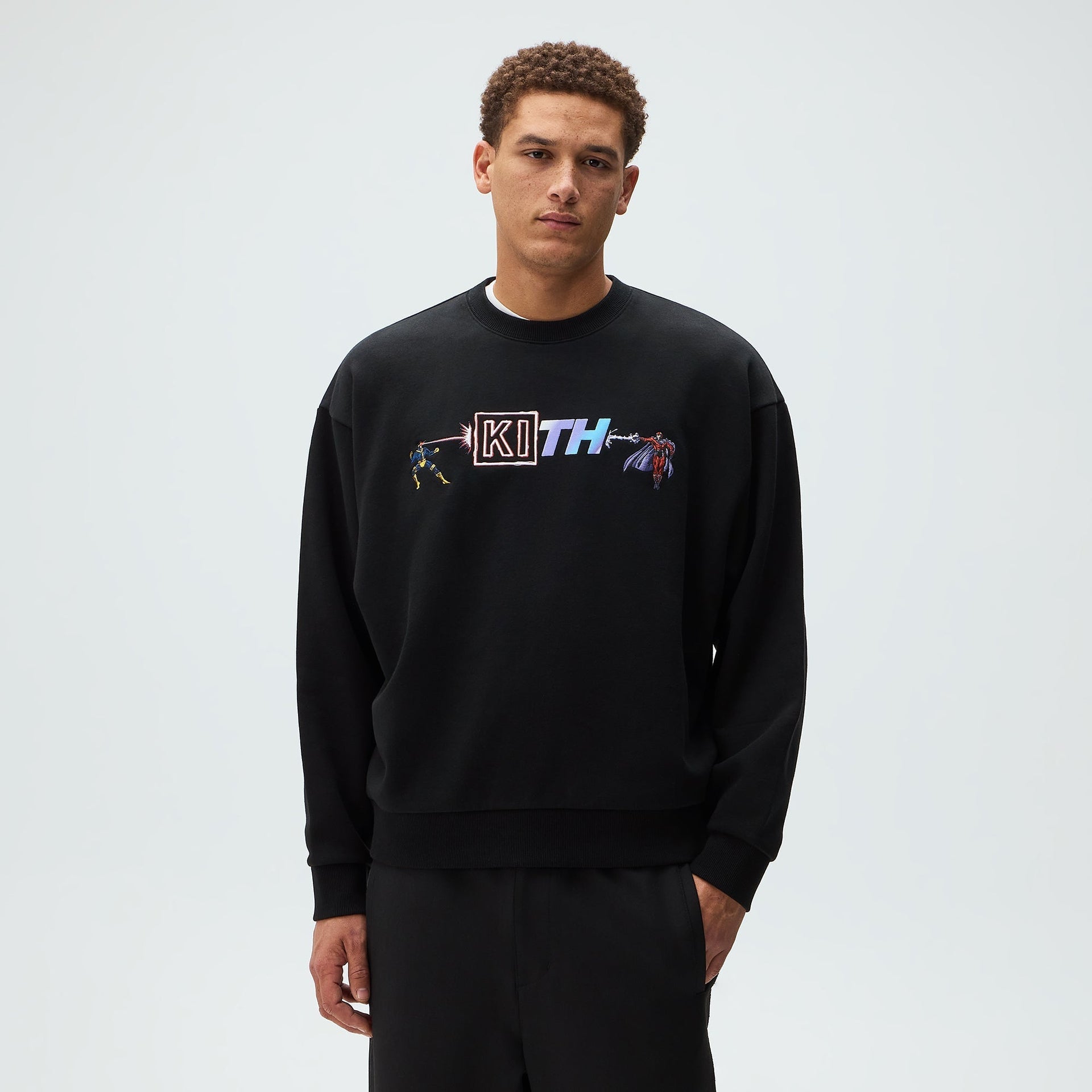 Marvel | Kith Clash Vintage Nelson Crewneck - Black - PH