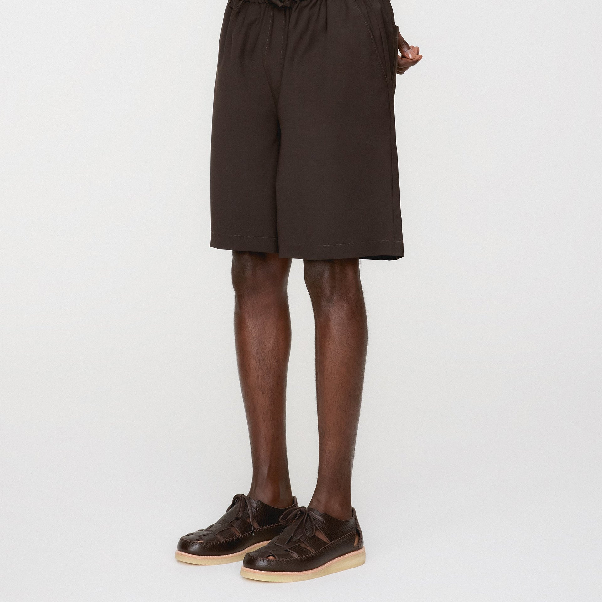 &Kin Tropical Wool Lewis Short - Kindling