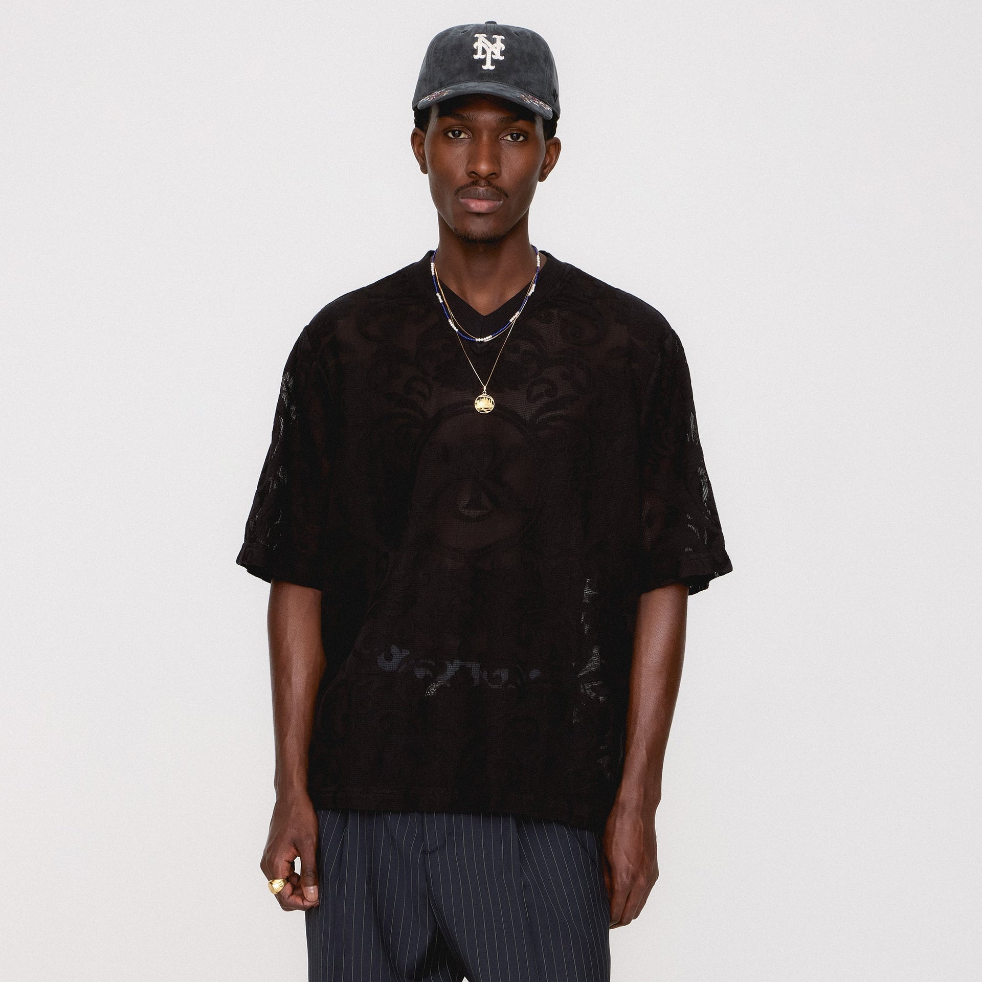 Kith Lace Warm Up Shirt - Black PH