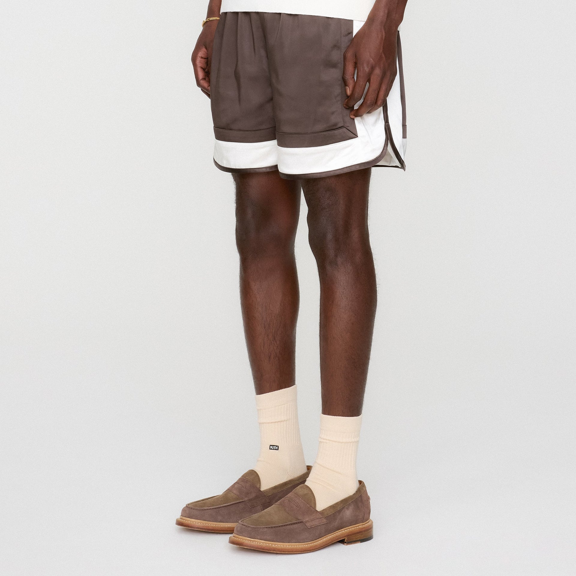 &Kin Washed Satin Dylan Short - Kindling