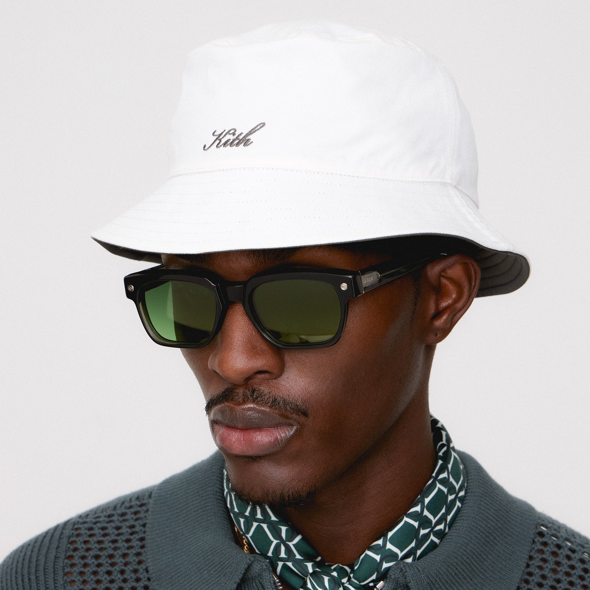 Kith Transitional Nylon Reversible Dawson Bucket Hat - Somber