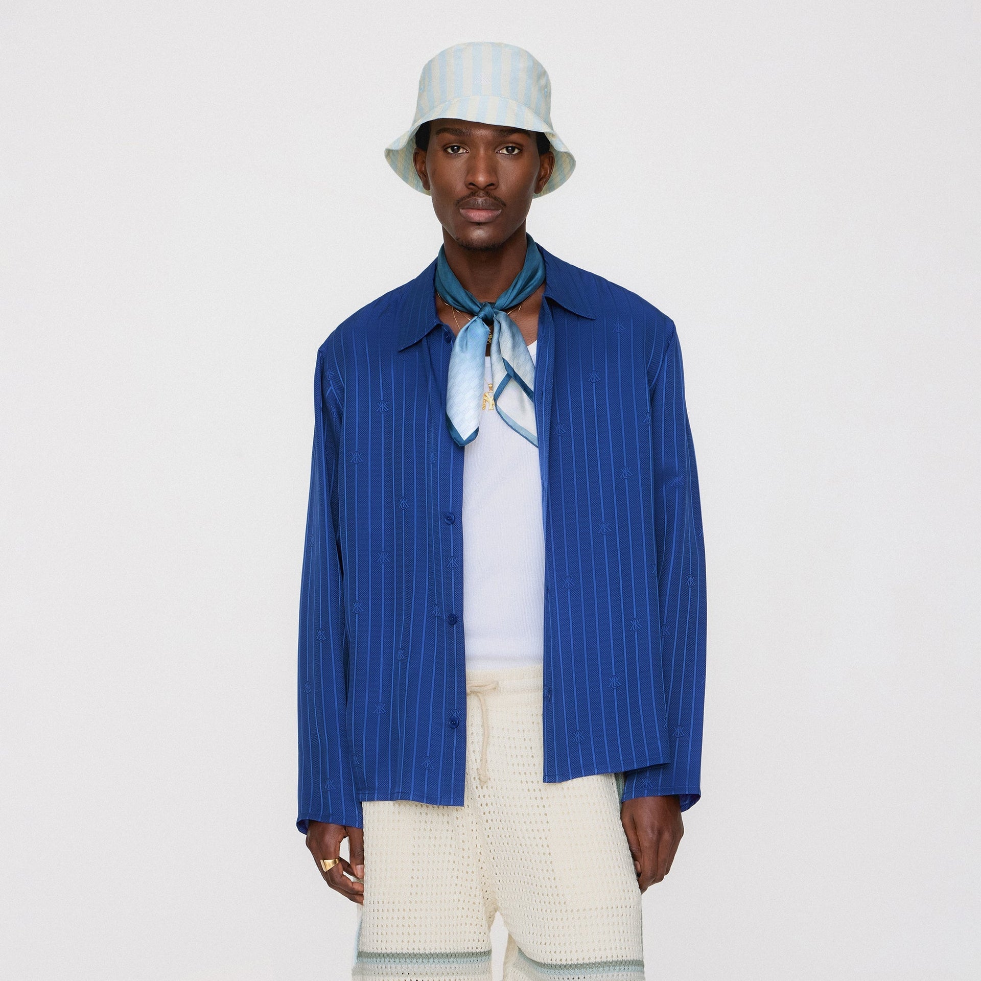 Kith Crest Logo Boxy Collared Overshirt - Bow PH