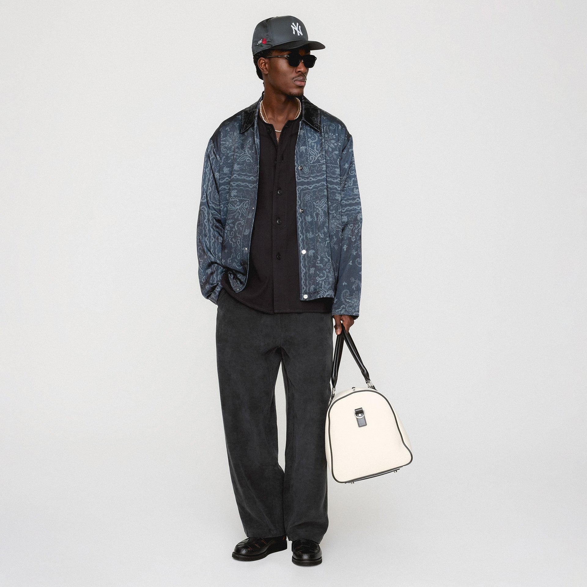 Kith Crest Canvas Duffle Bag - Sandrift