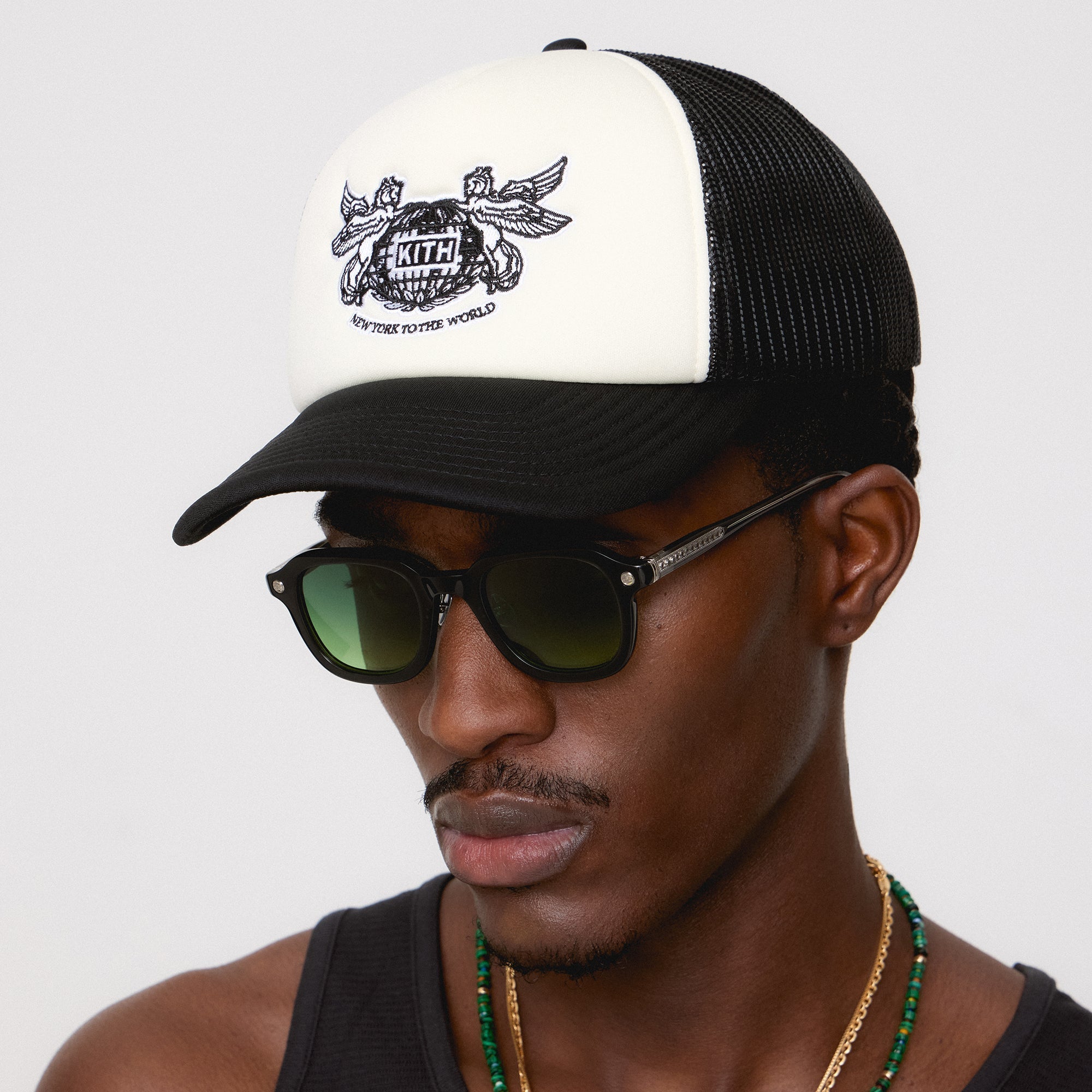 Kith Cooper Sunglasses ブラック/グリーン ケース付き Kith Cooper Sunglasses - Black – Kith Europe