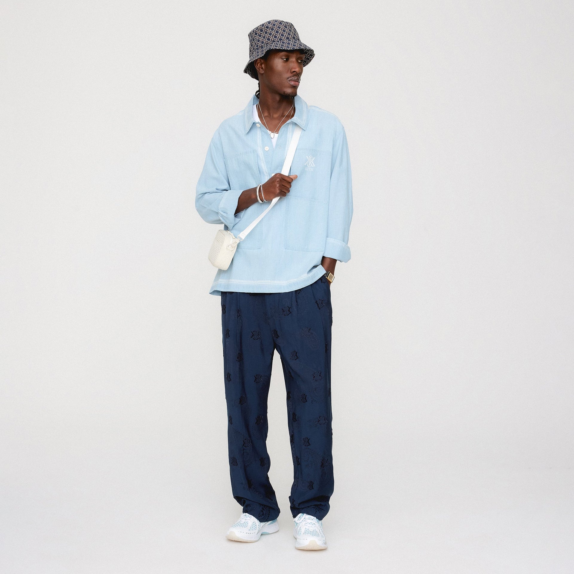 Kith Kylan Pleated Trouser - Nocturnal