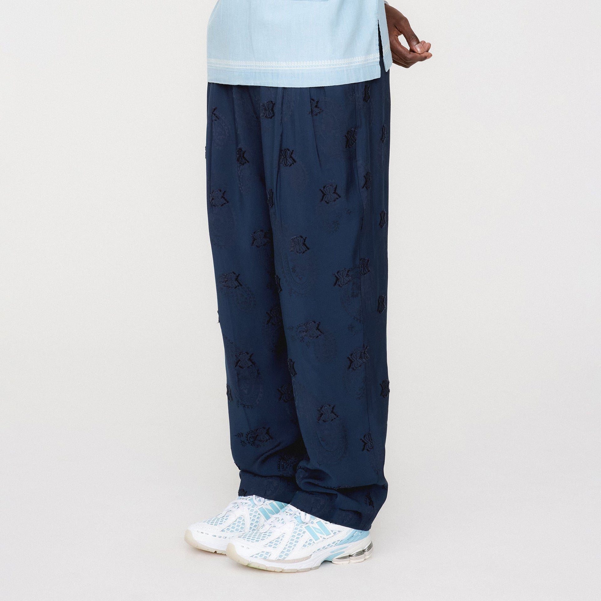 Kith Kylan Pleated Trouser - Nocturnal PH