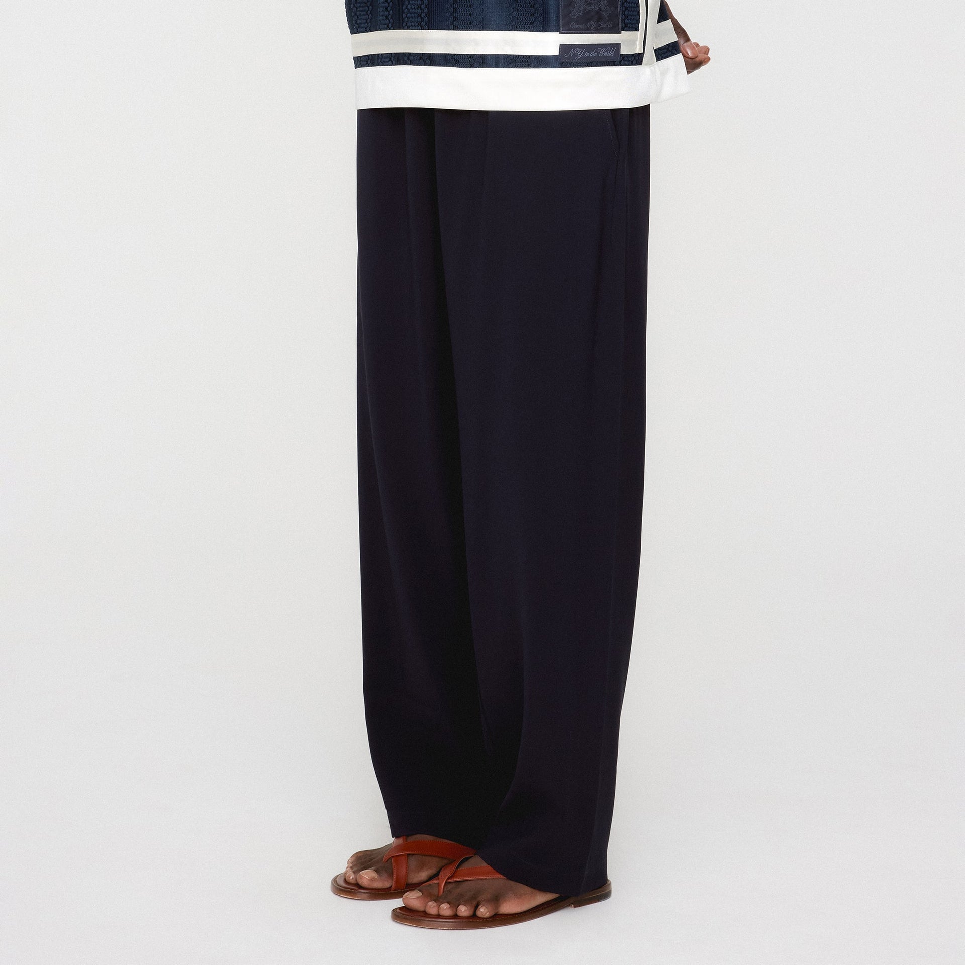 Kith Double Crepe Grayson Pant - Ink PH
