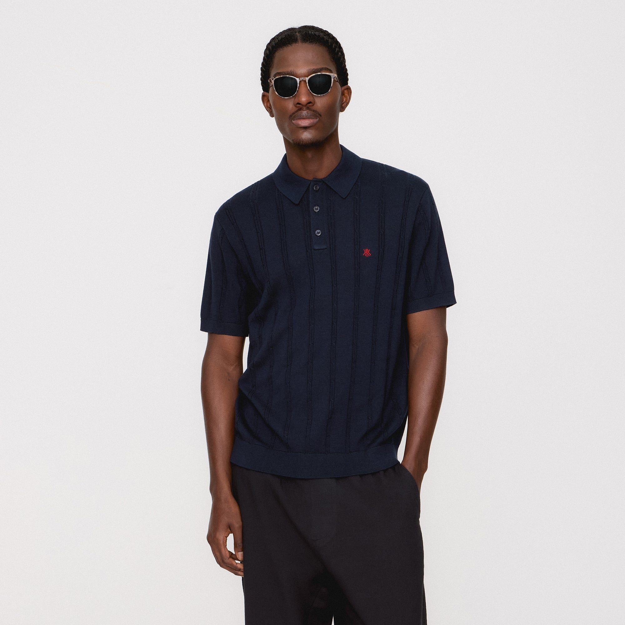トップス KITH Tilden Polo Shirt Kith Tilden Polo - Nocturnal – Kith Europe