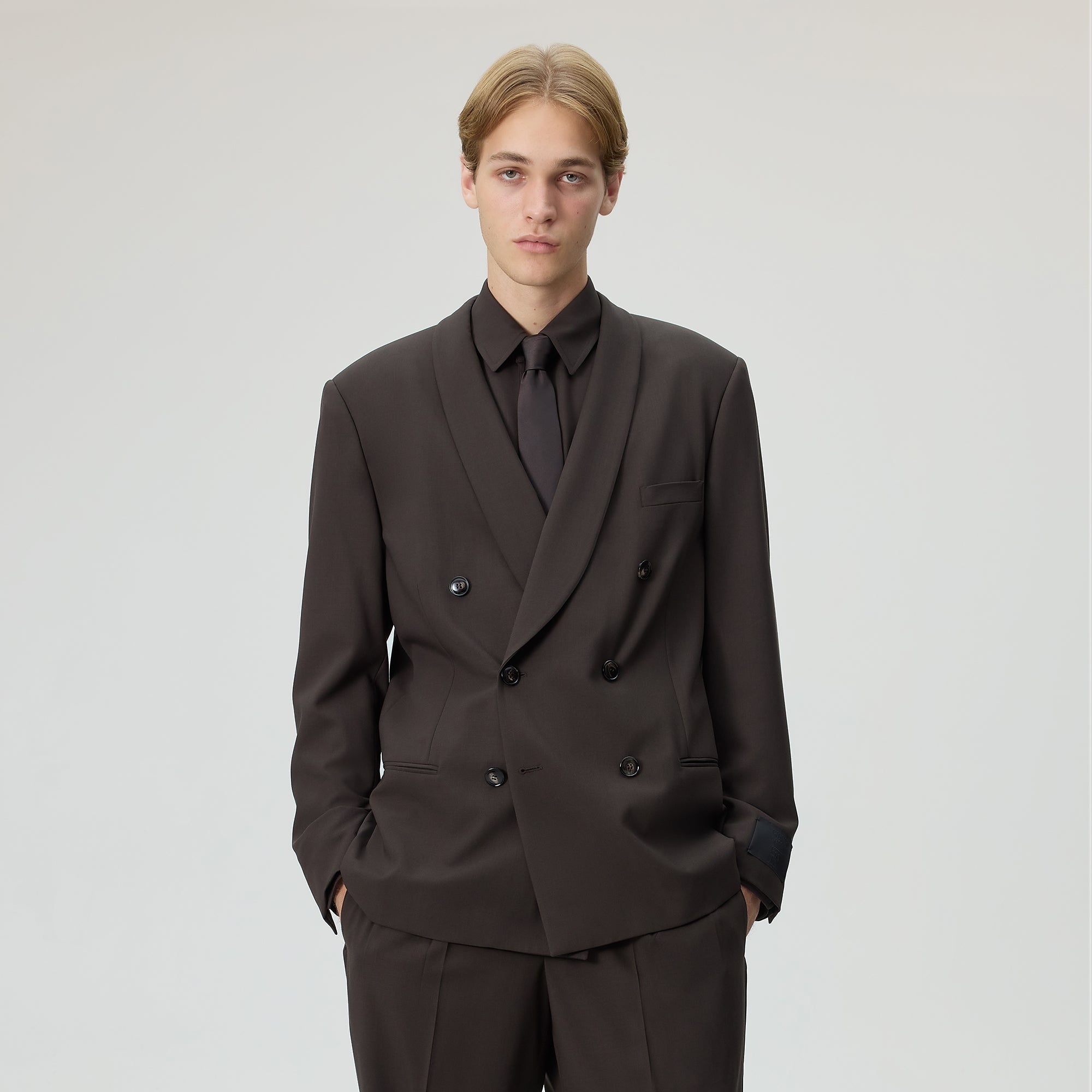 Giorgio Armani & Kith &Kin The Artist Virgin Wool Double-Breasted
