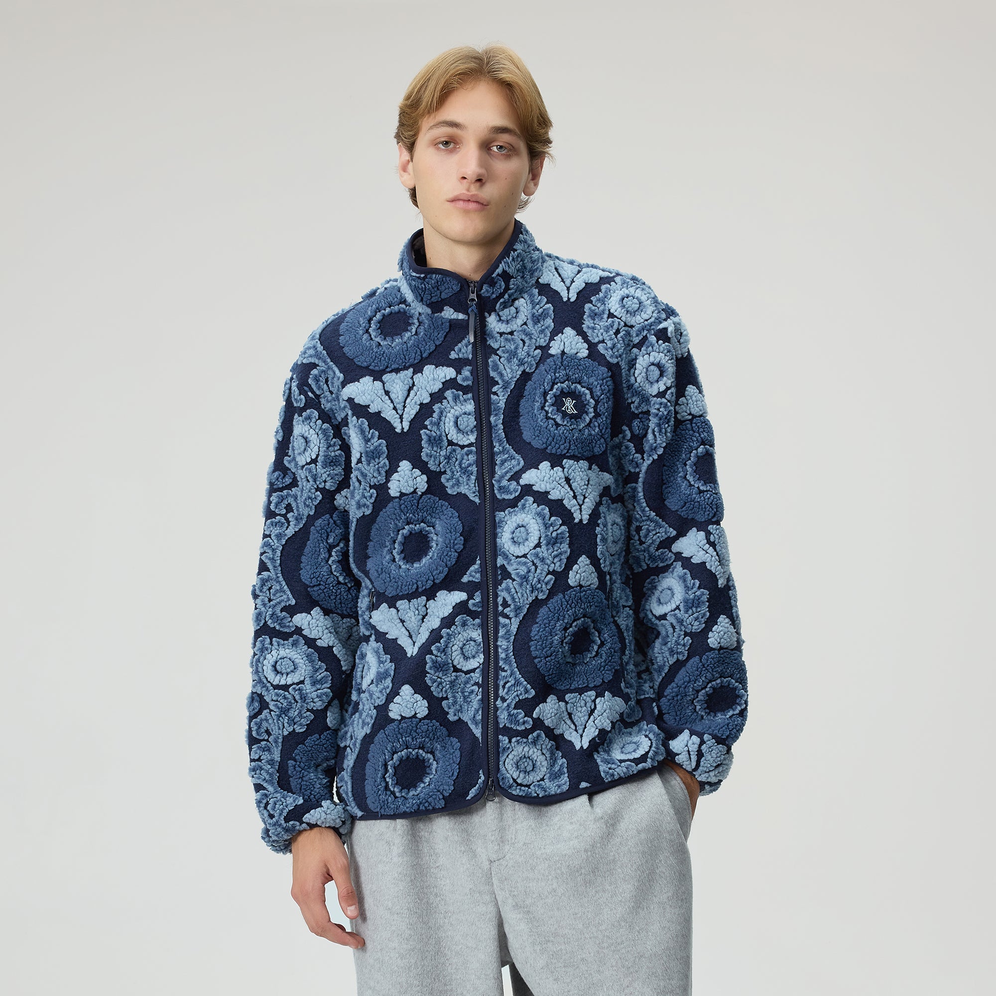 Kith Winter Vine Sherpa Harper Jacket - Nocturnal – Kith Europe