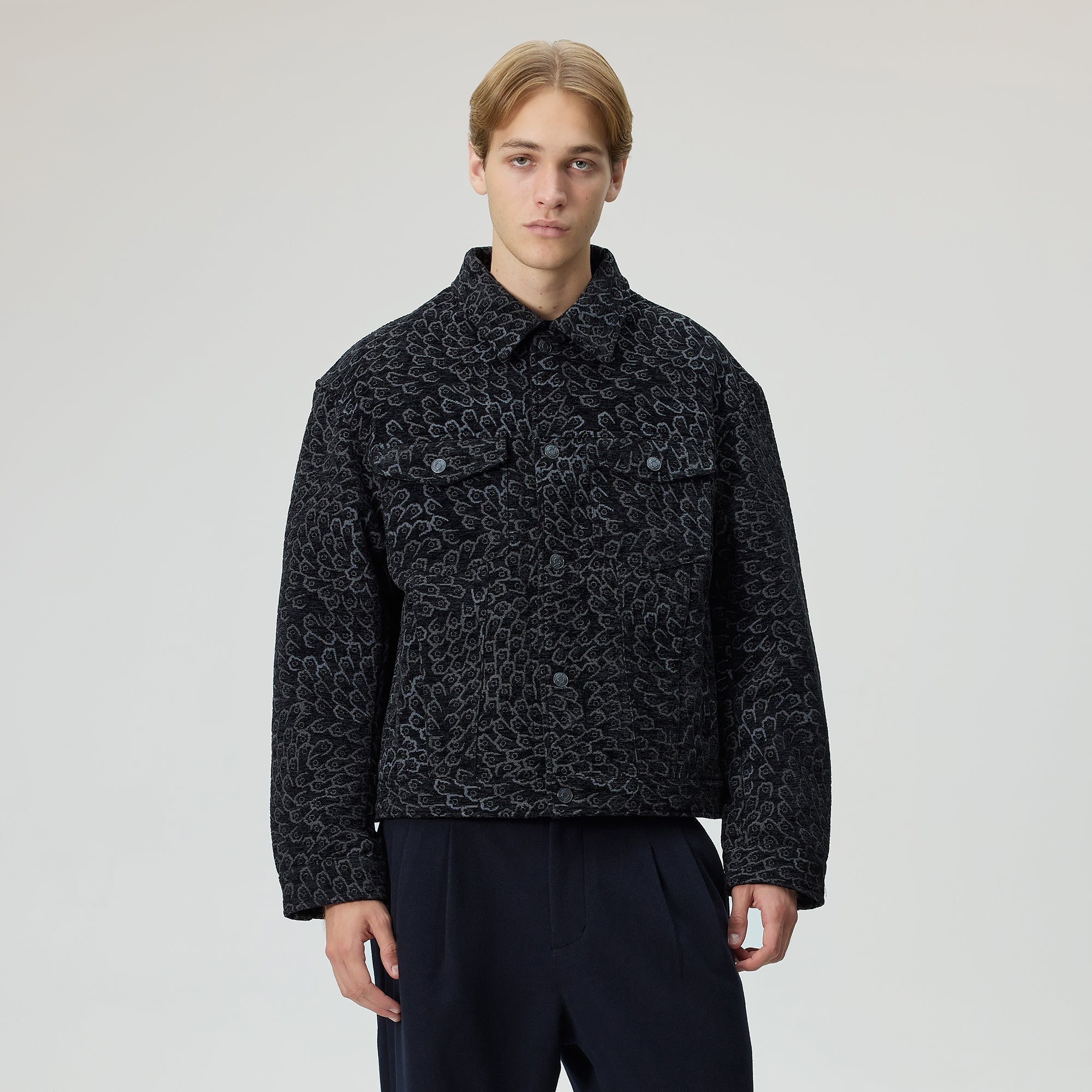 Kith Puffed Jase Tapestry Jacket - Black – Kith Europe
