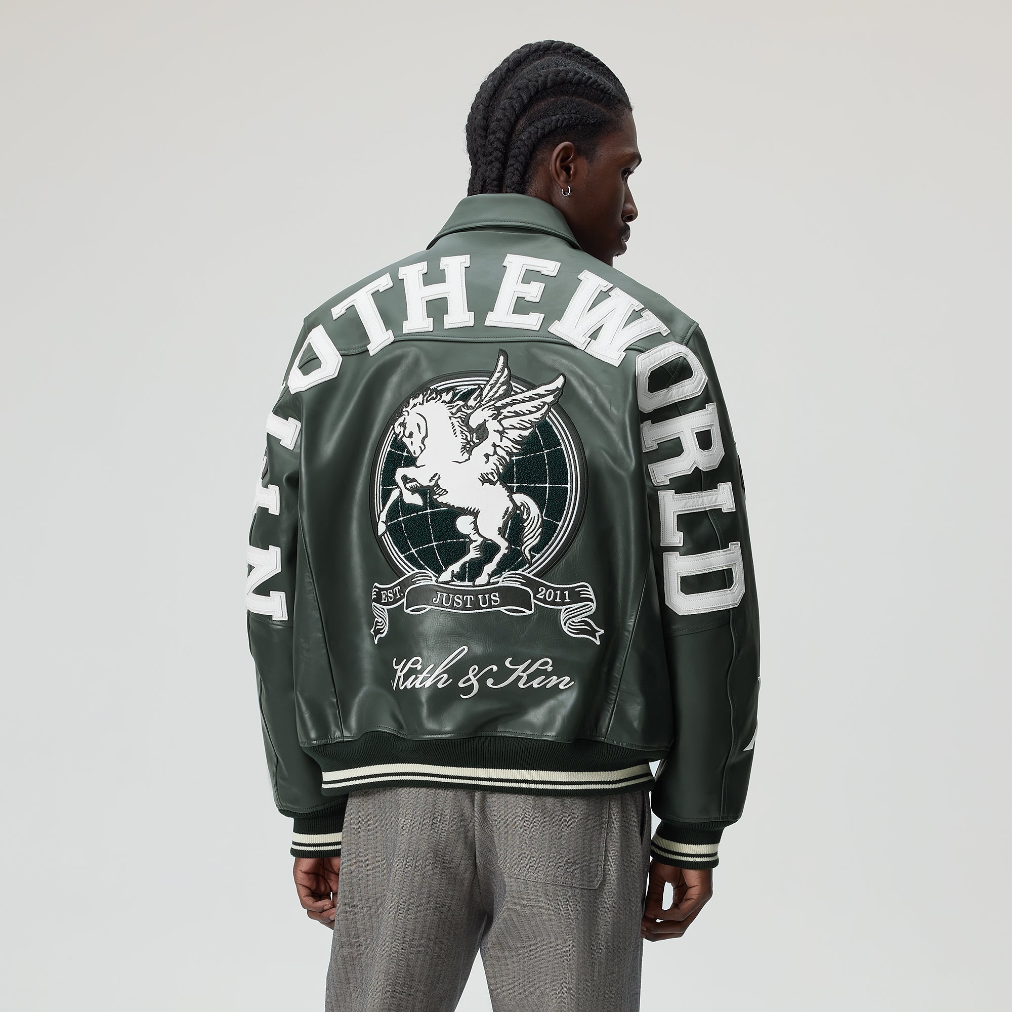 Kith Leather Varsity Jacket - Stadium – Kith Europe