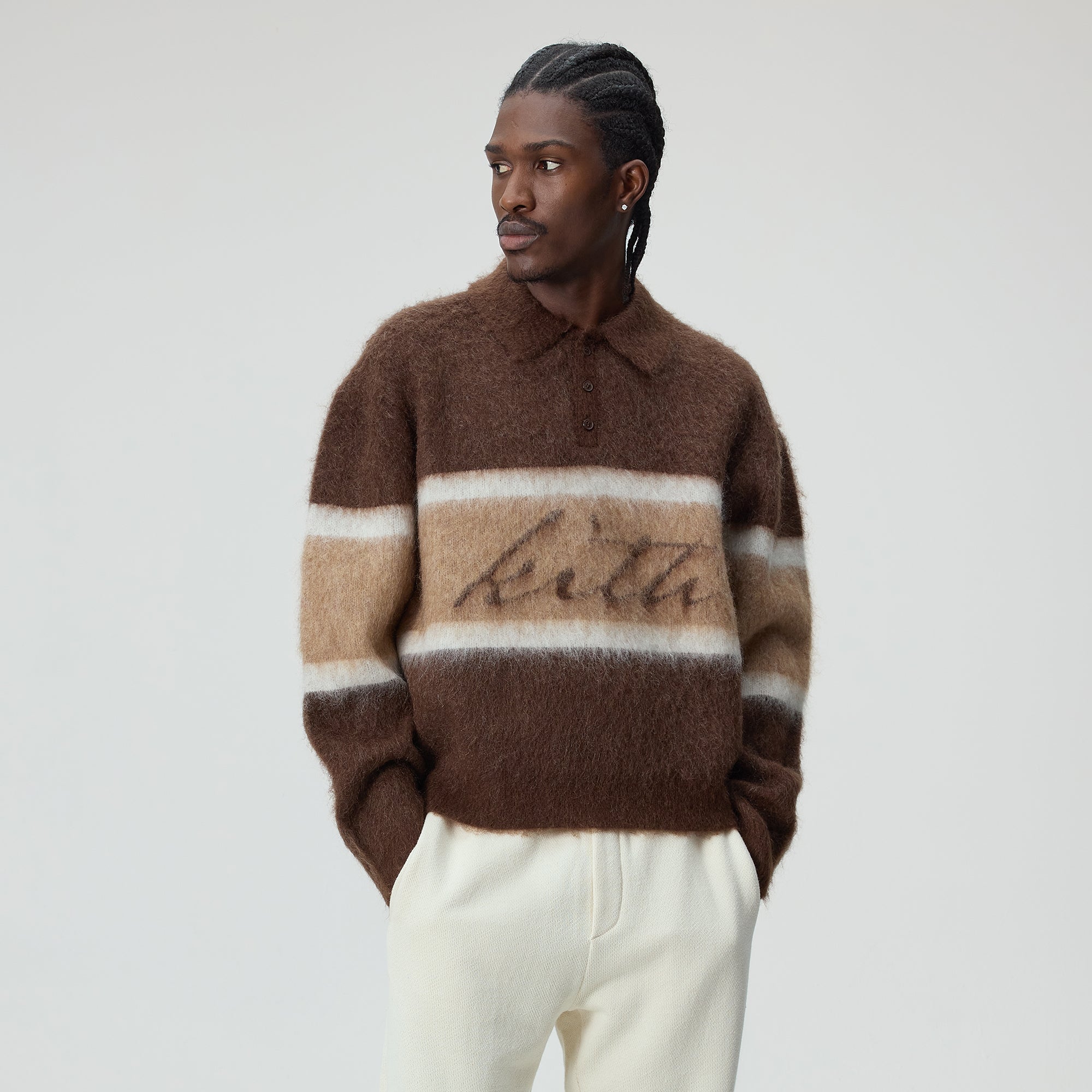 Kith Mohair Harmon Rugby Polo - Element – Kith Europe