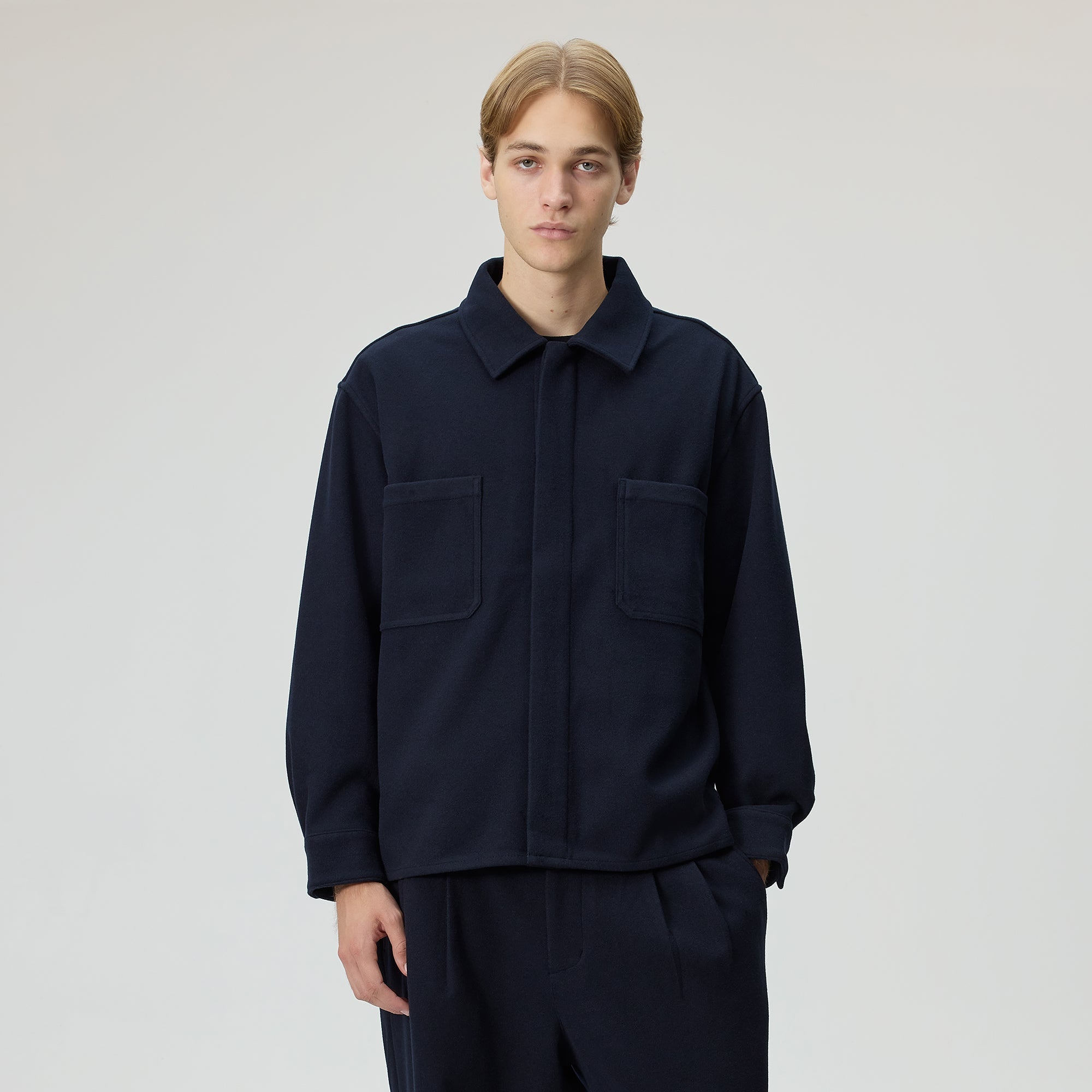 Kith Felted Jersey Ace Shirt - Ink – Kith Europe