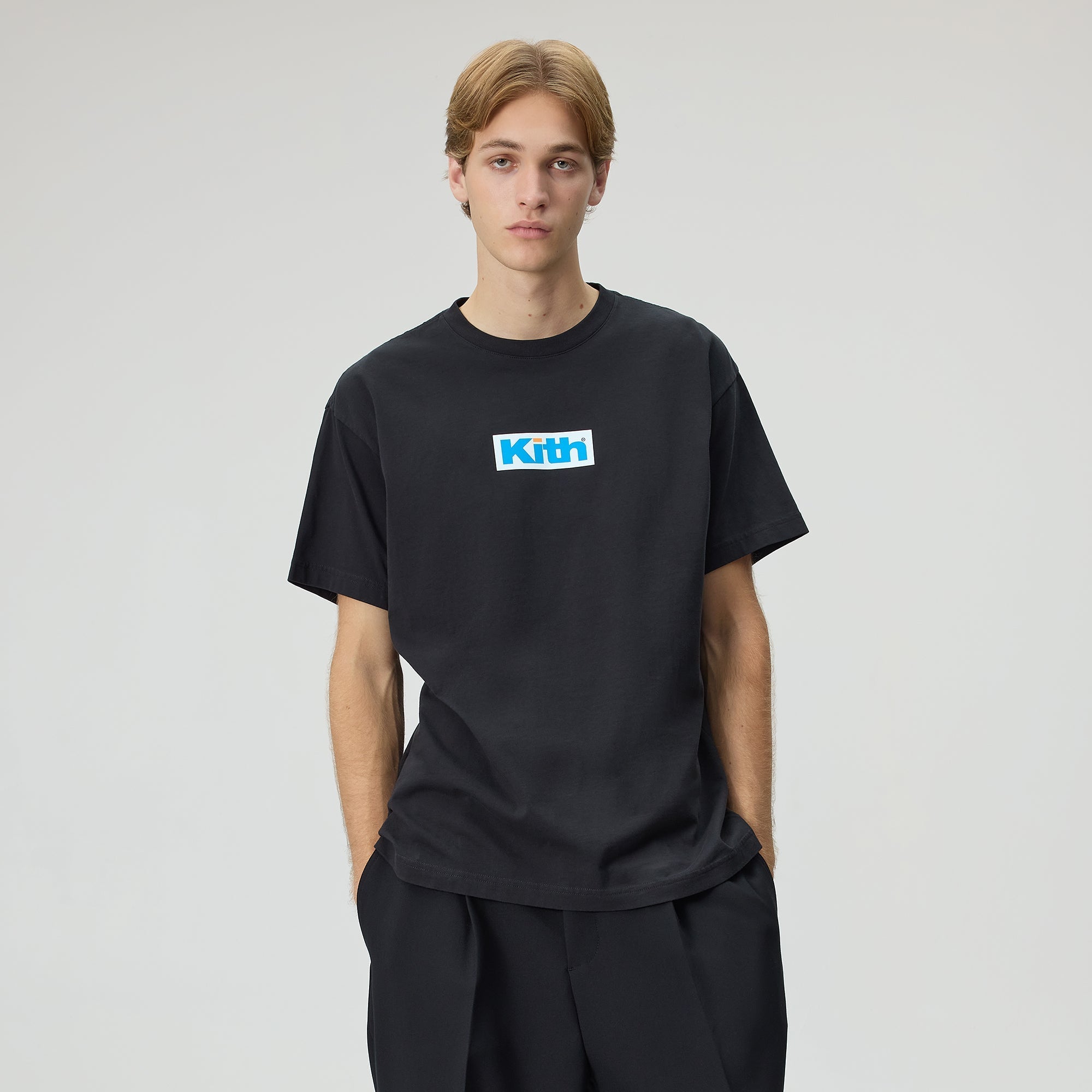 Kith Retro Logo Tee - Black – Kith Europe