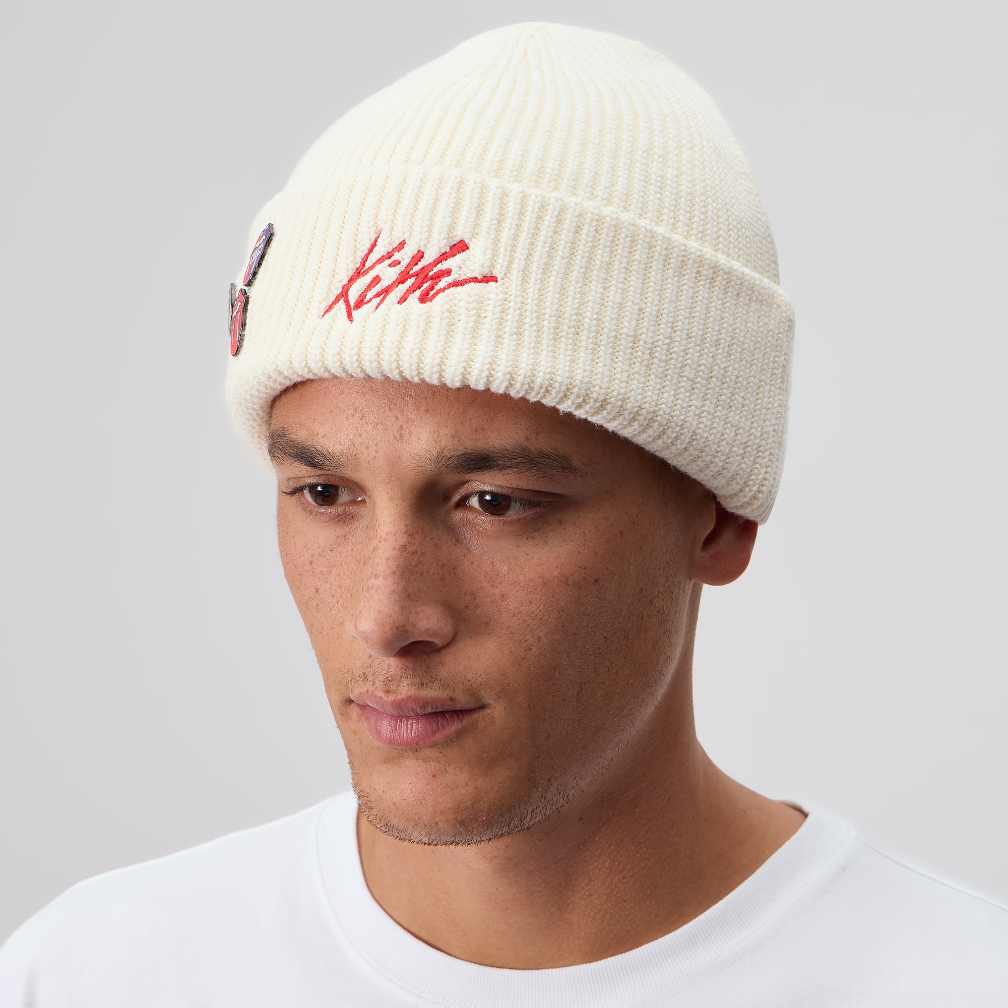 Kith for The Rolling Stones Mia Beanie - Sandrift – Kith Europe