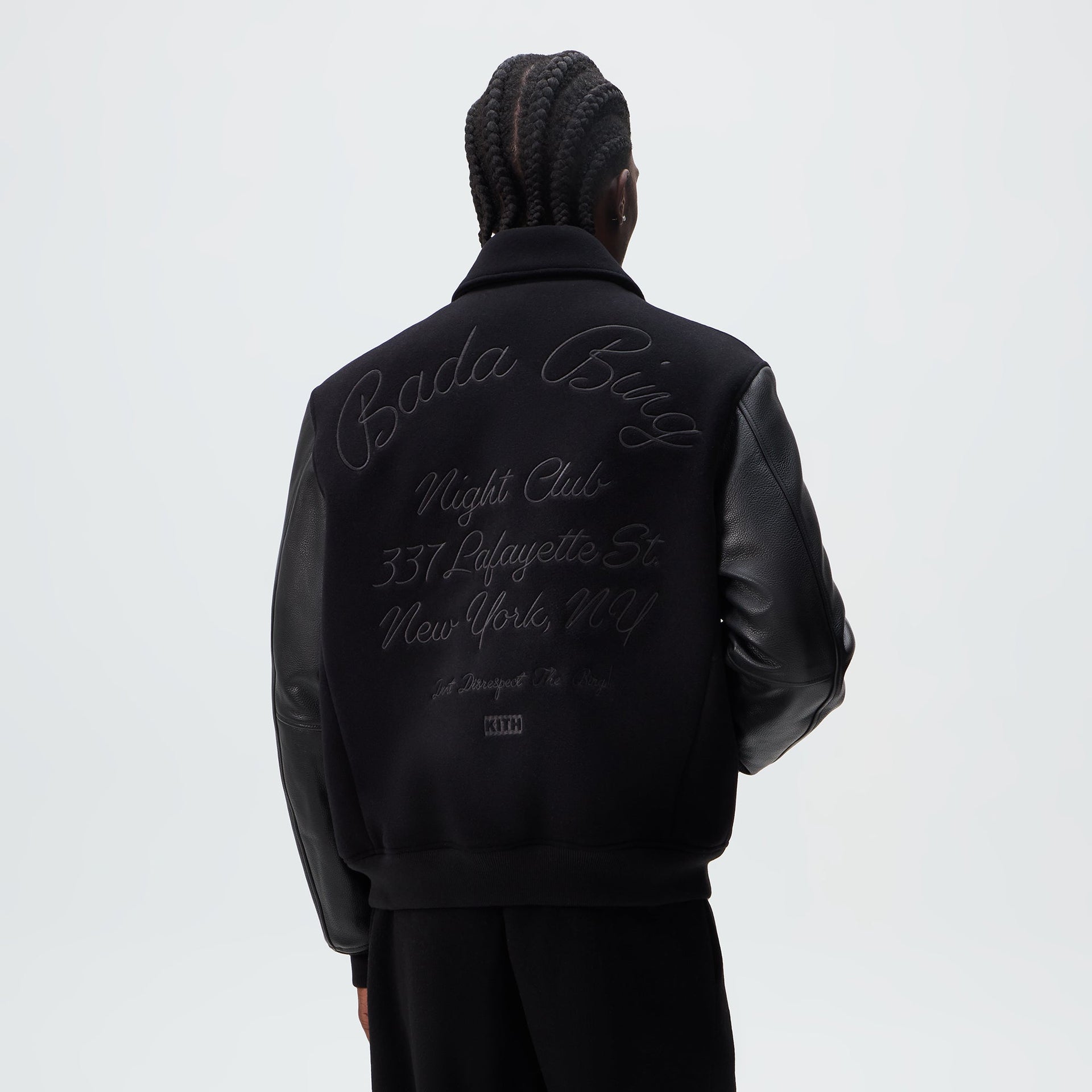 Kith for The Sopranos Varsity Jacket - Black