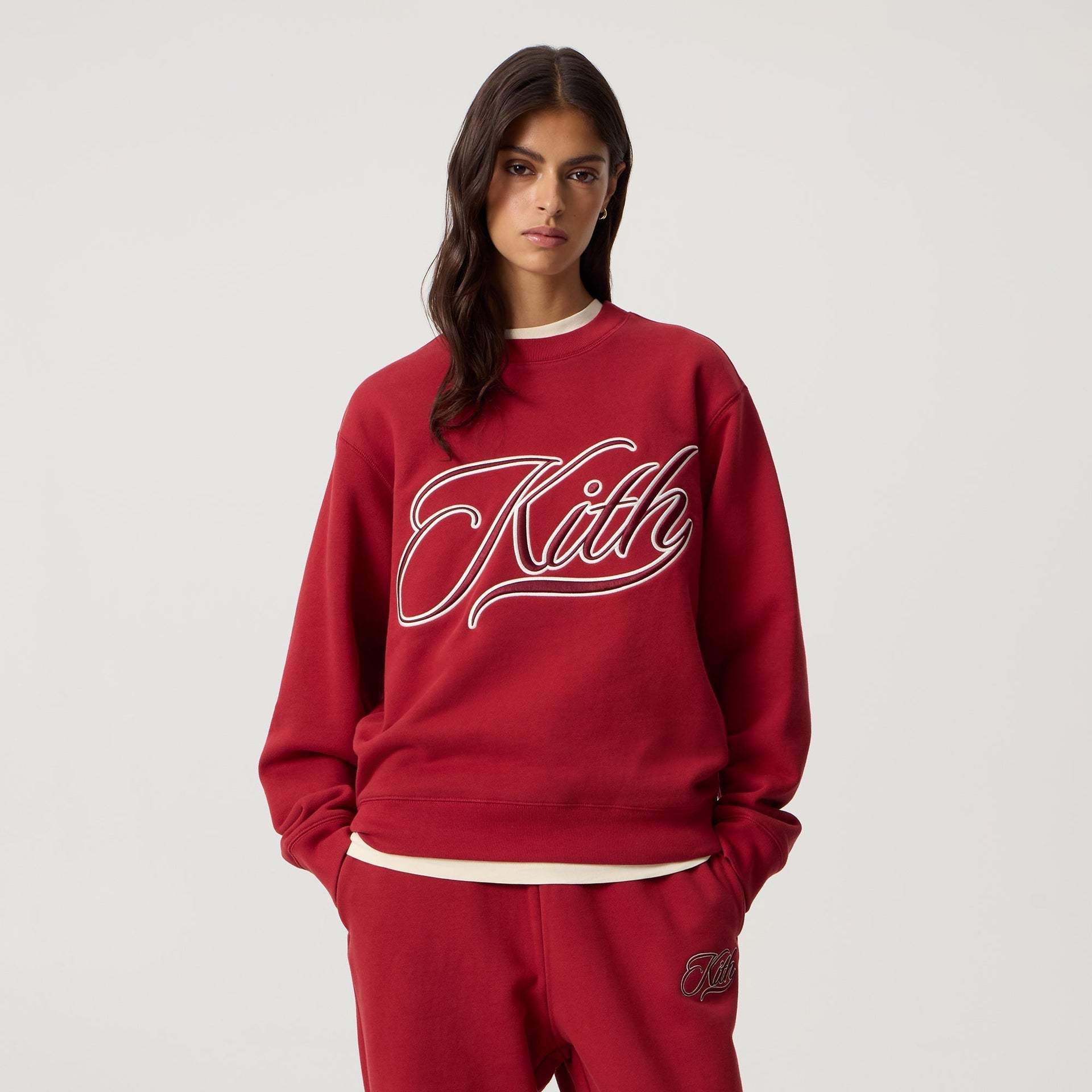 Kith Women Ashwin Varsity Crewneck - Allure - PH