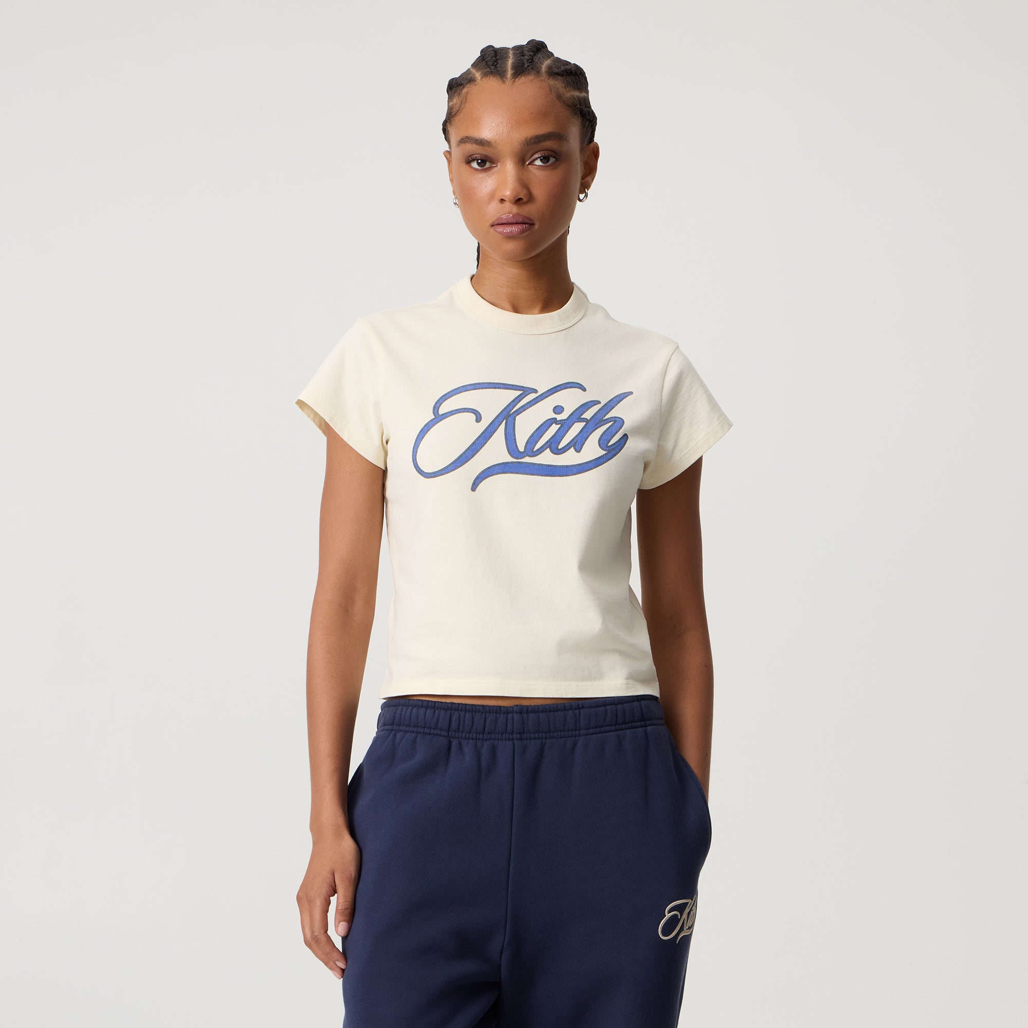 KITH Women Mulberry Tee II クロップドTシャツ ブルー KITH Women Mulberry Tee II クロップドTシャツ ブルー - メルカリ