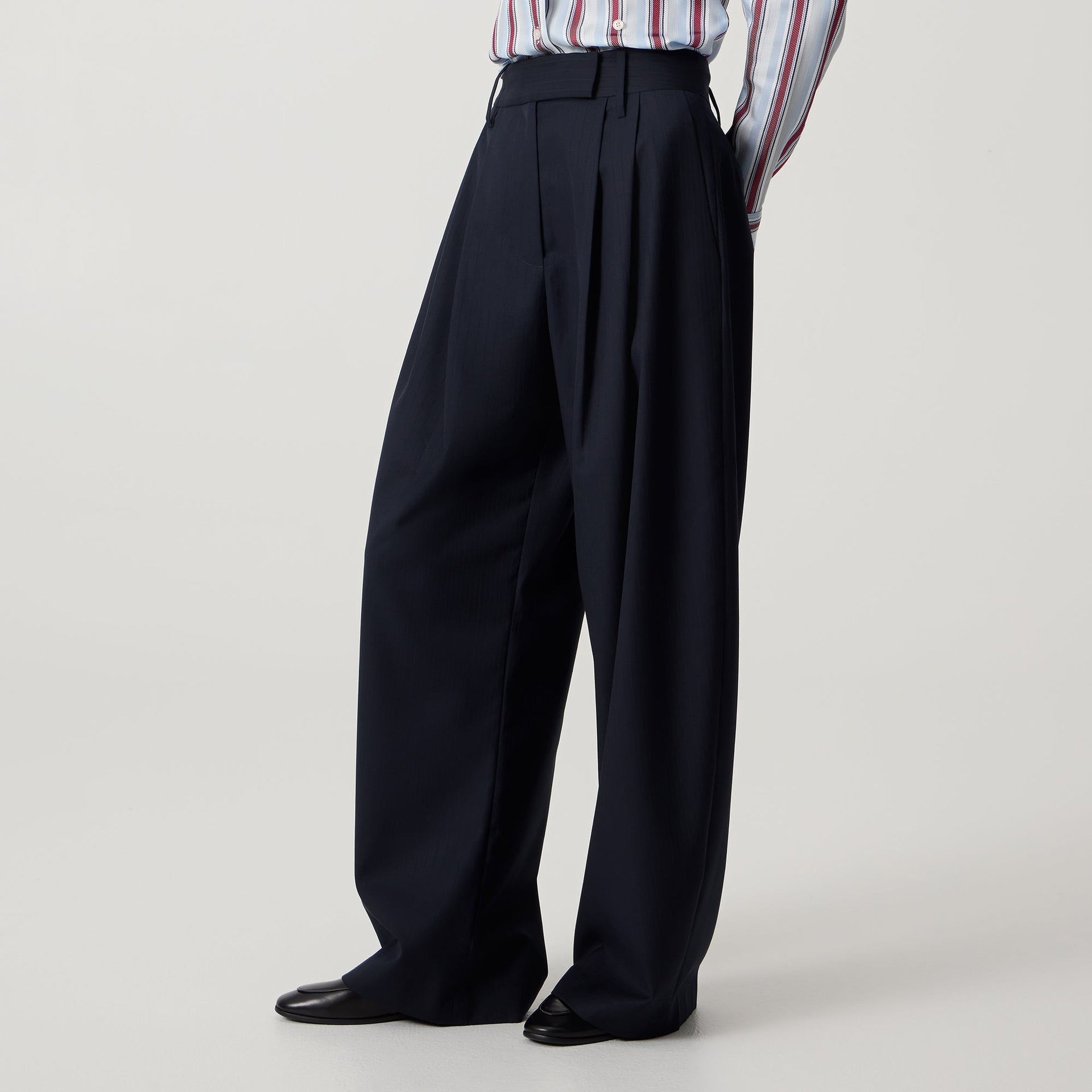 Kith Women Riley II Pleated Trouser - Black