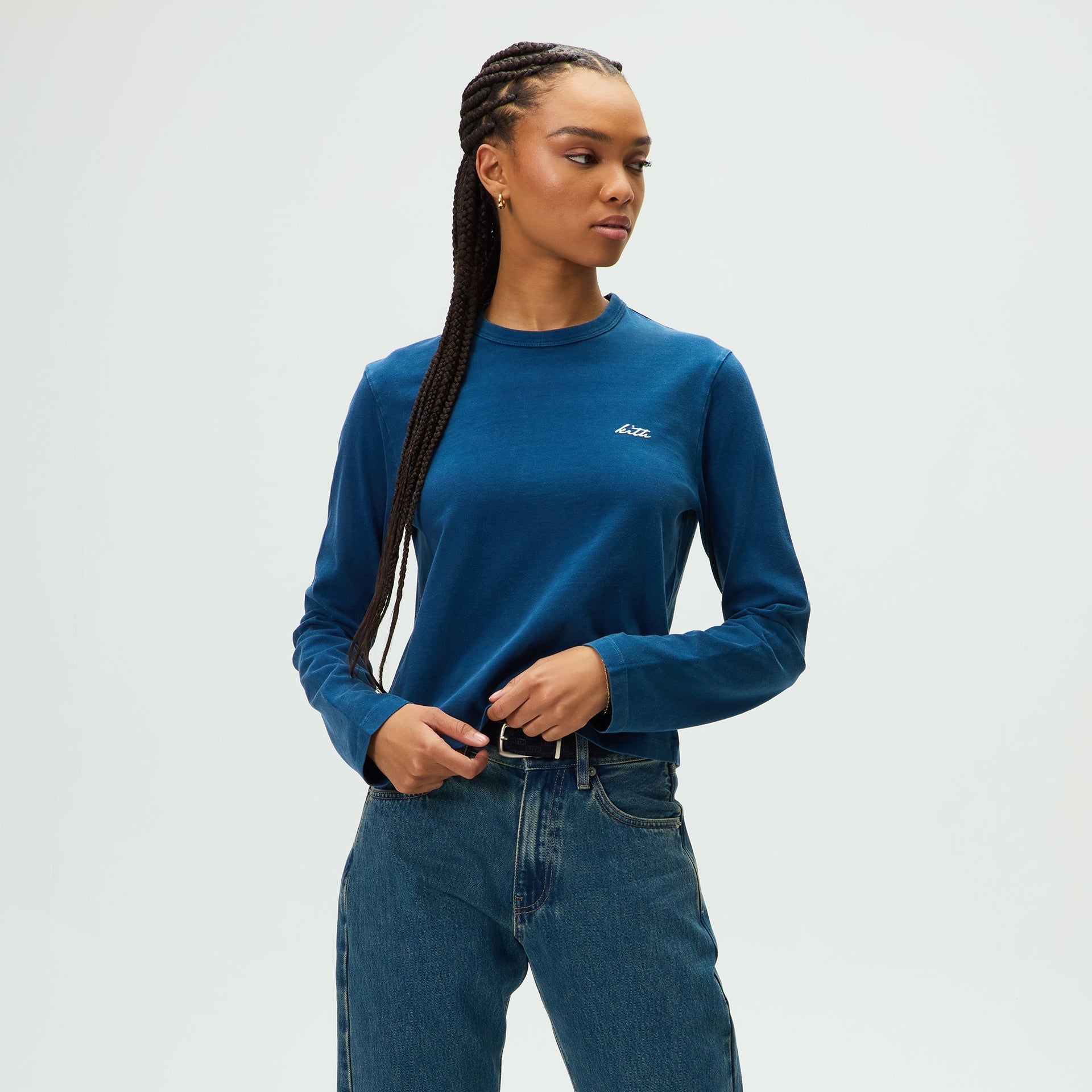 Kith Women Shrunken Jay Long Sleeve - Process